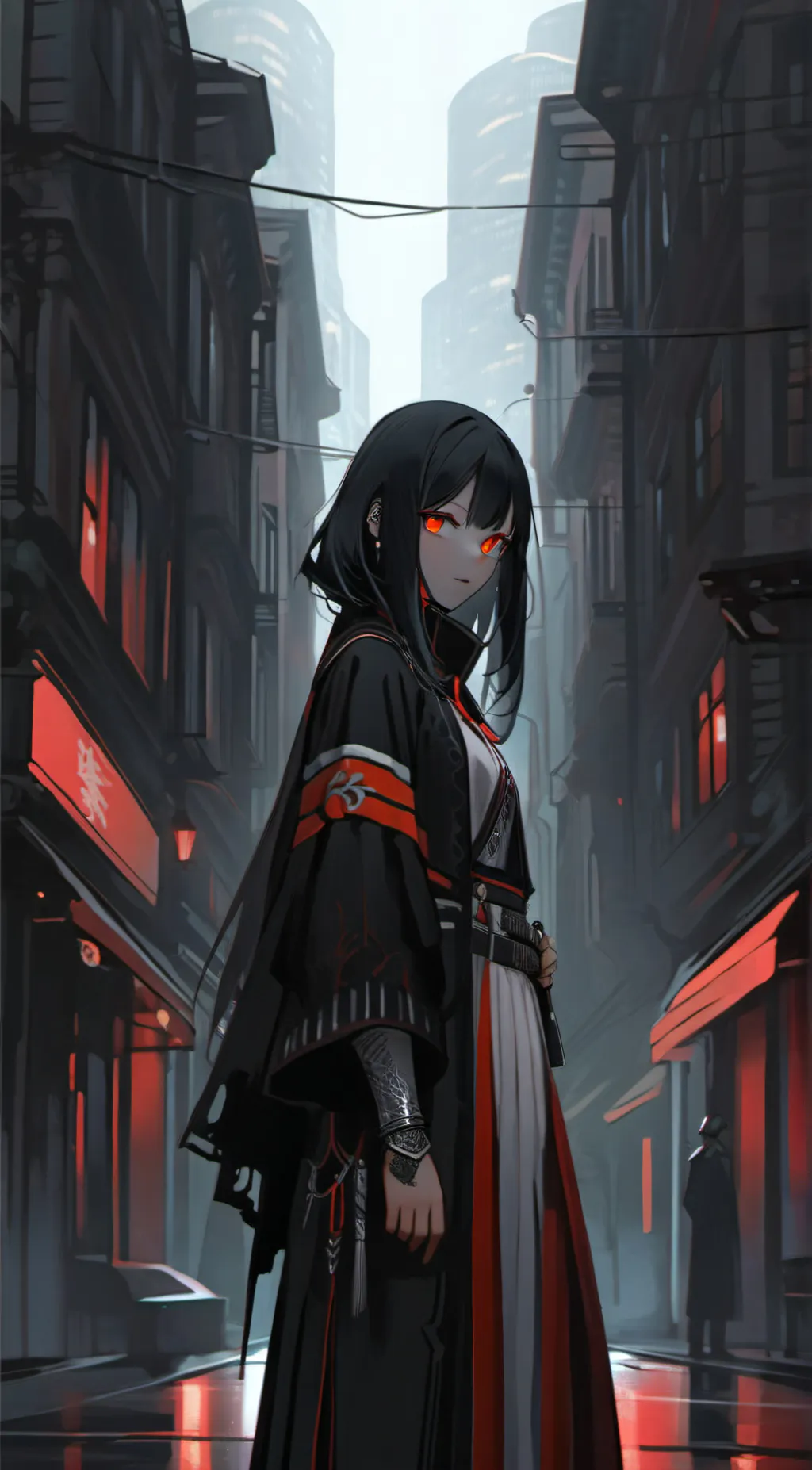 ai character: Ayaka background