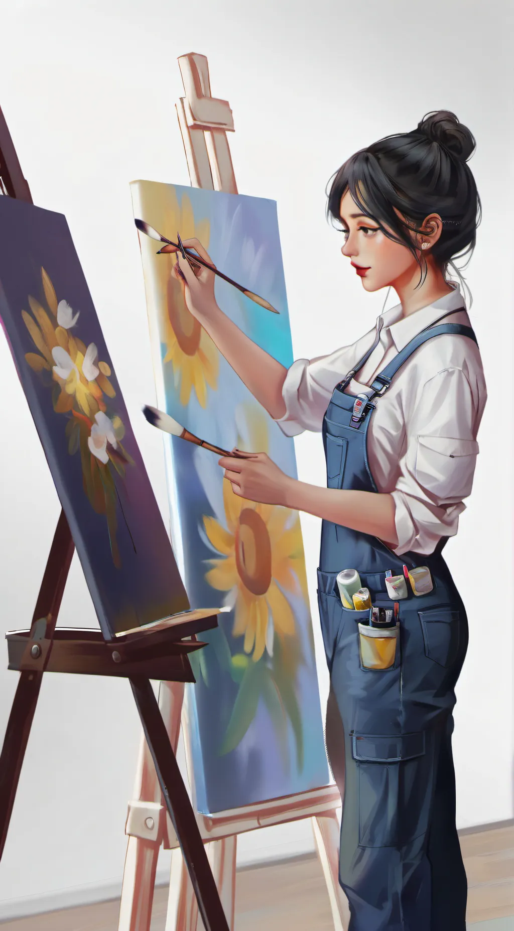 ai character: Selena background