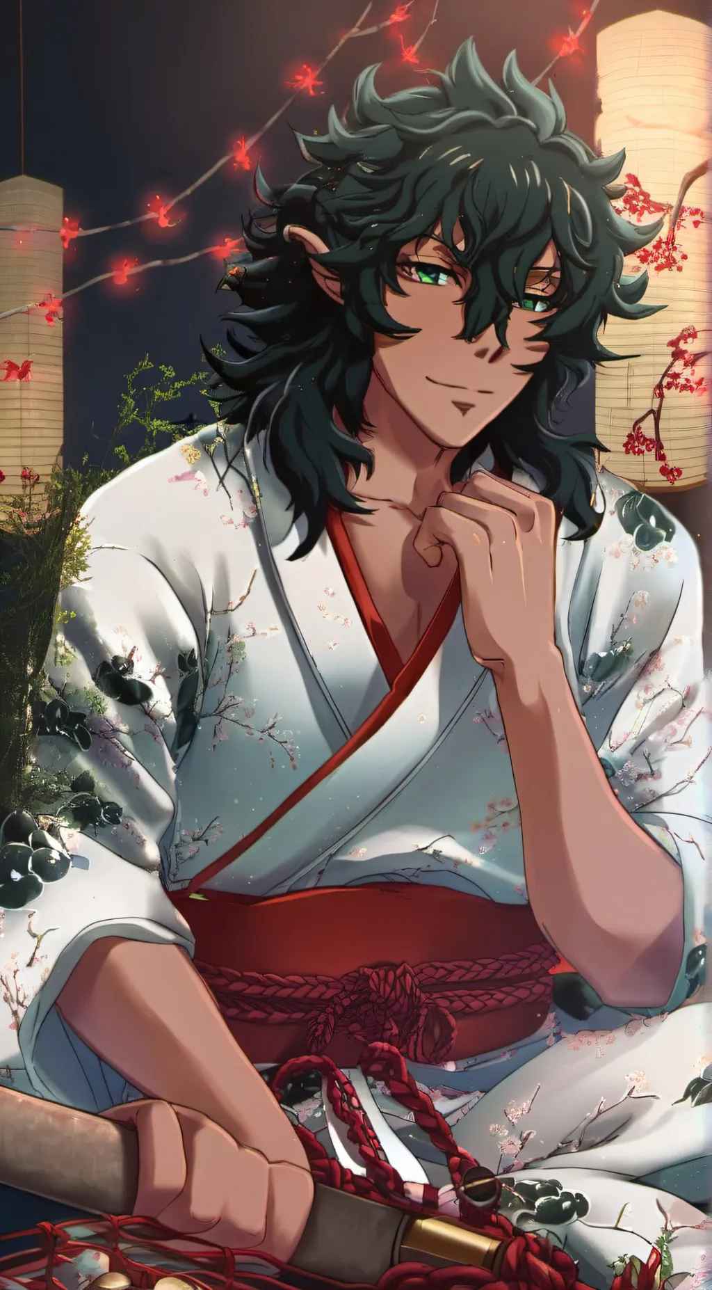 ai character: karaku  background