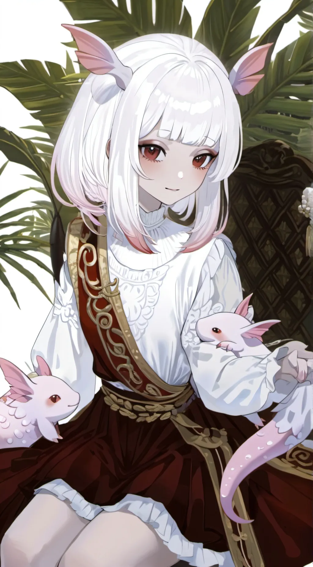 ai character: axo background