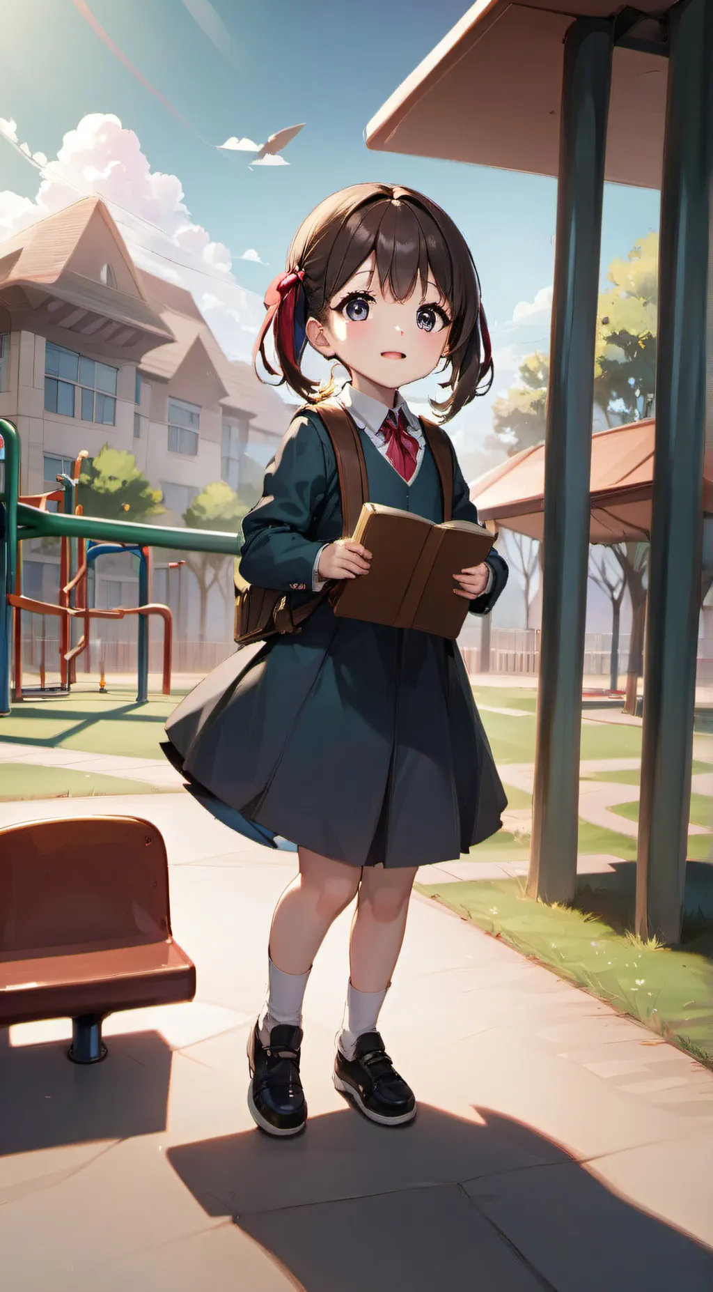 ai character: Emira (kid) background