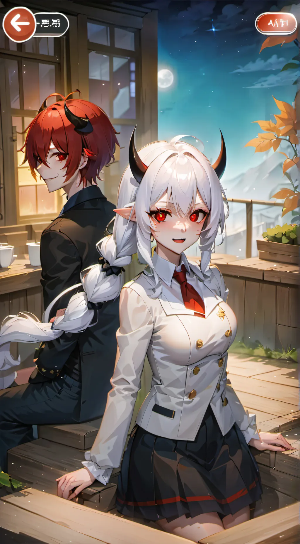 ai character: Roui and denis background