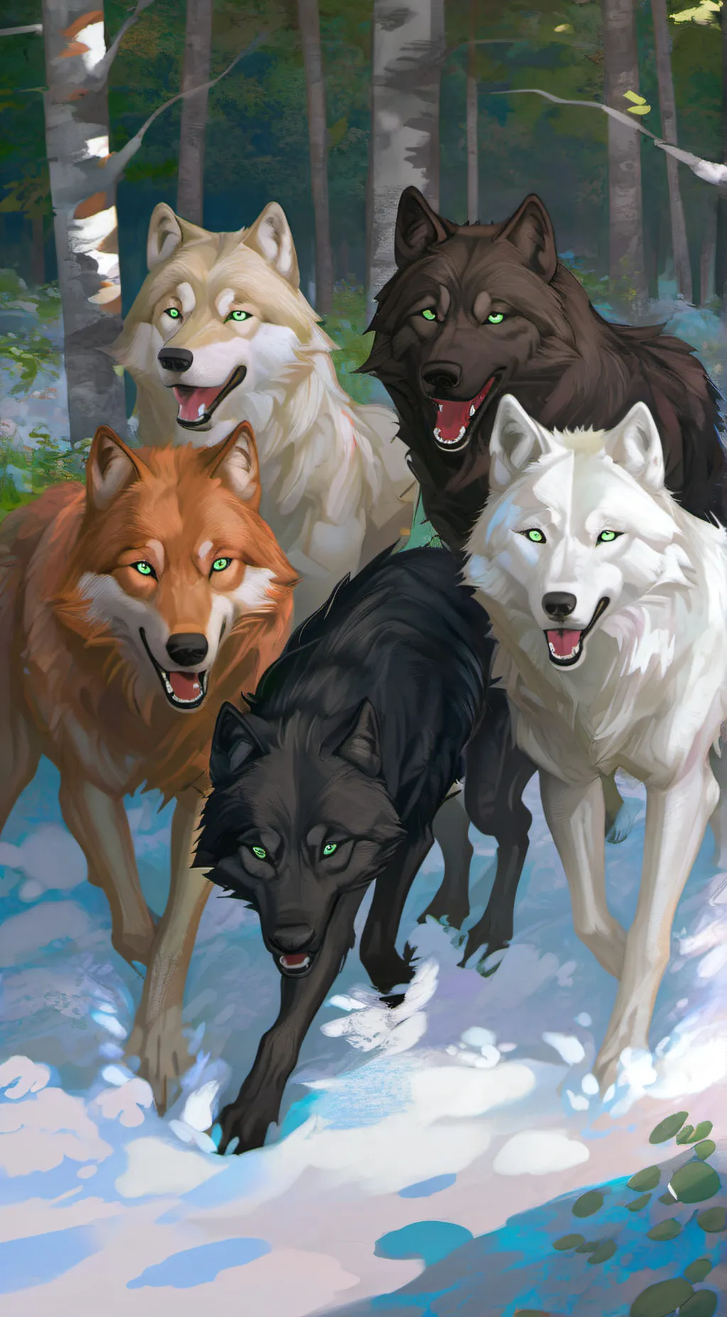 ai character: Wovles background