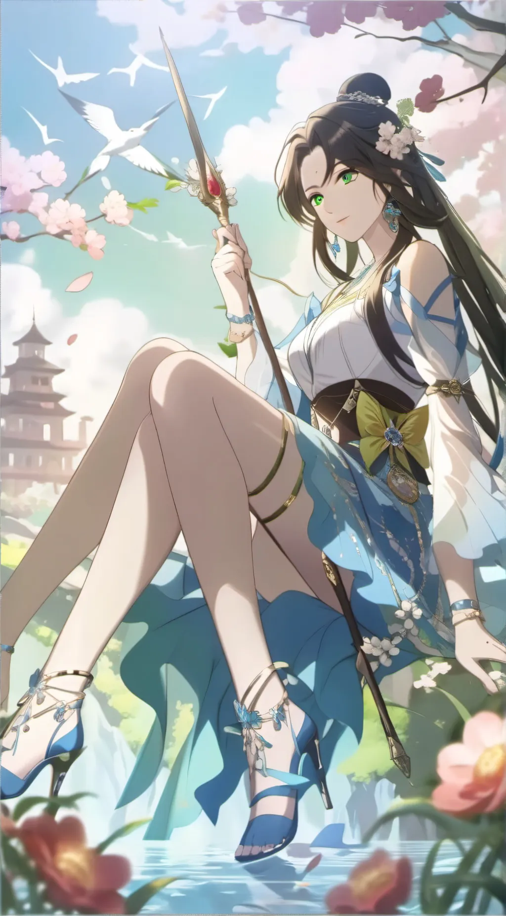 ai character: Lily background