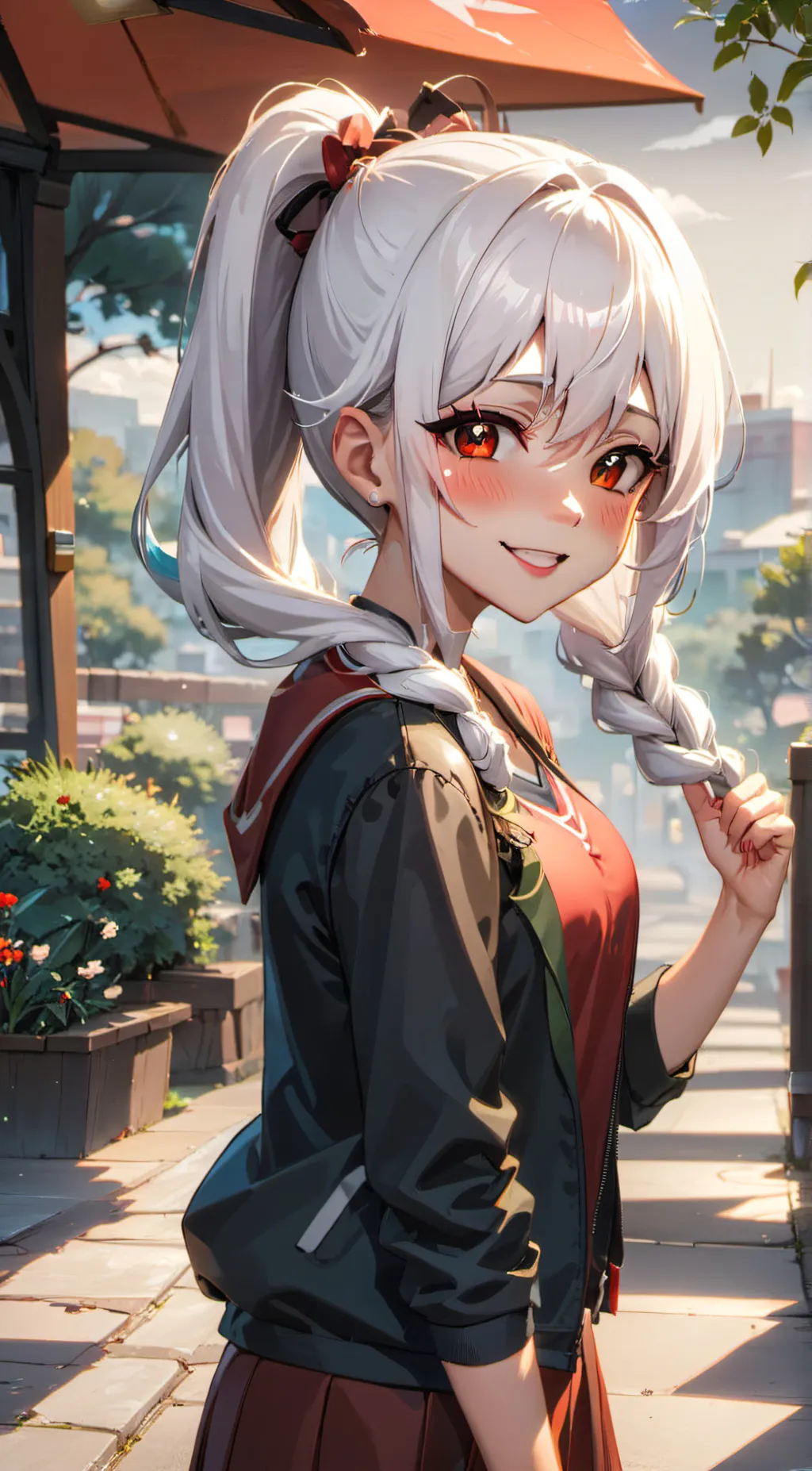 ai character: Alexandra  background