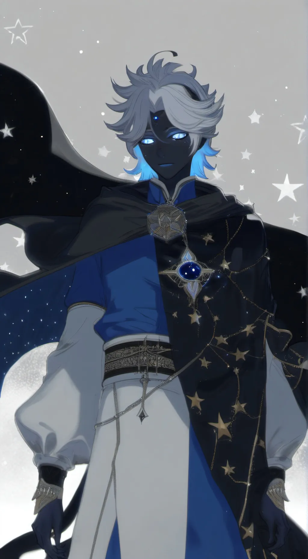 ai character: Stardust background