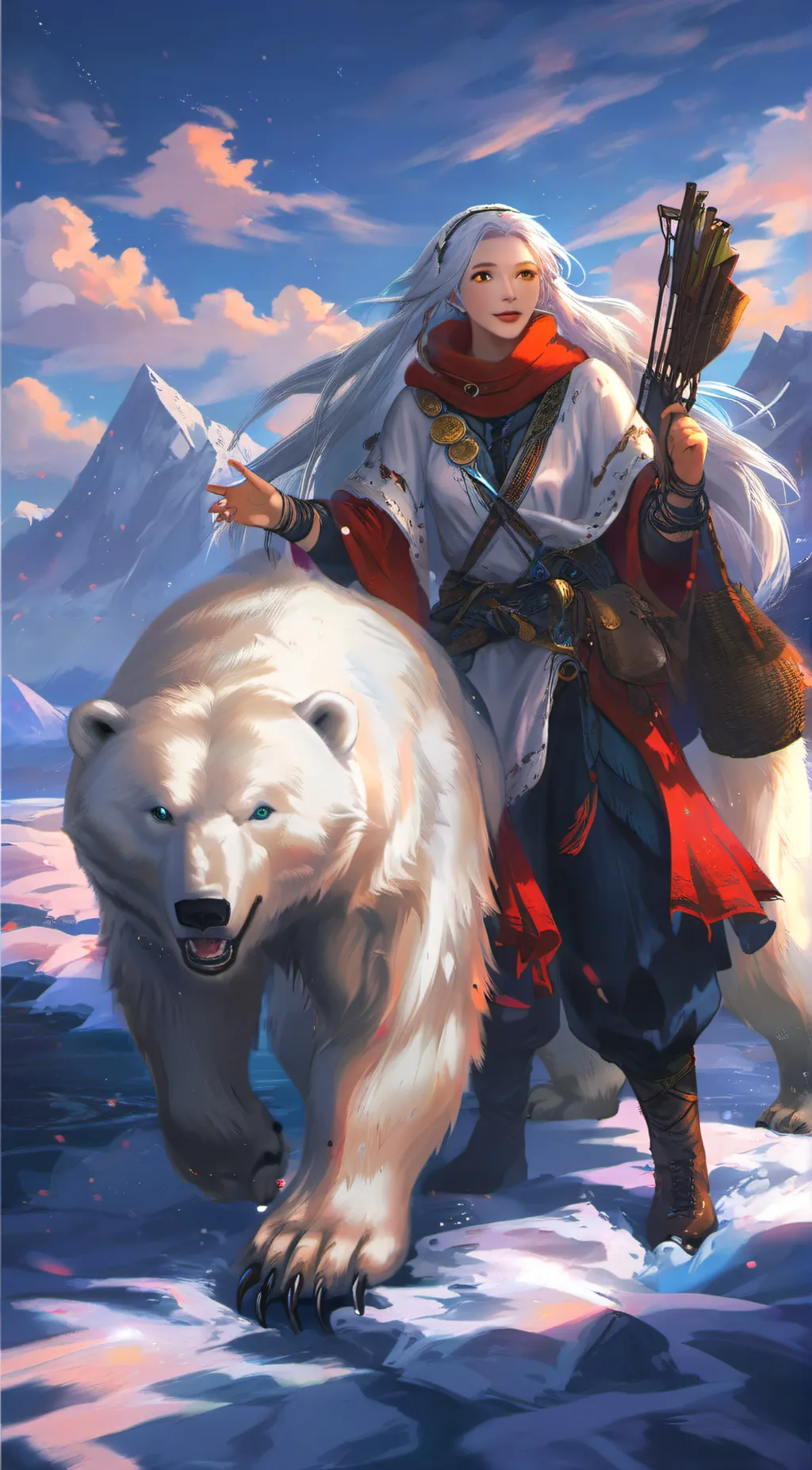 ai character: Aria background