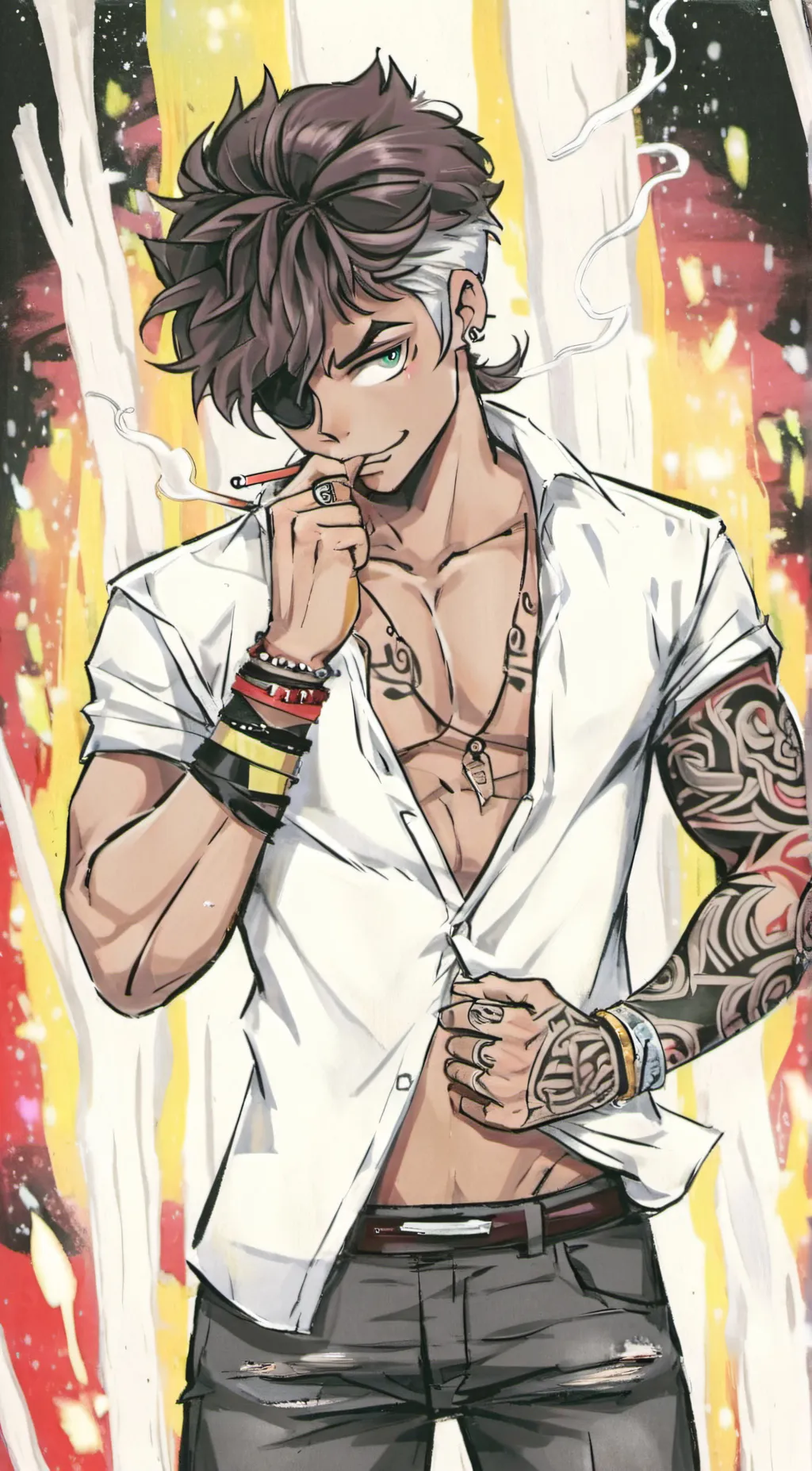 ai character: Zion background