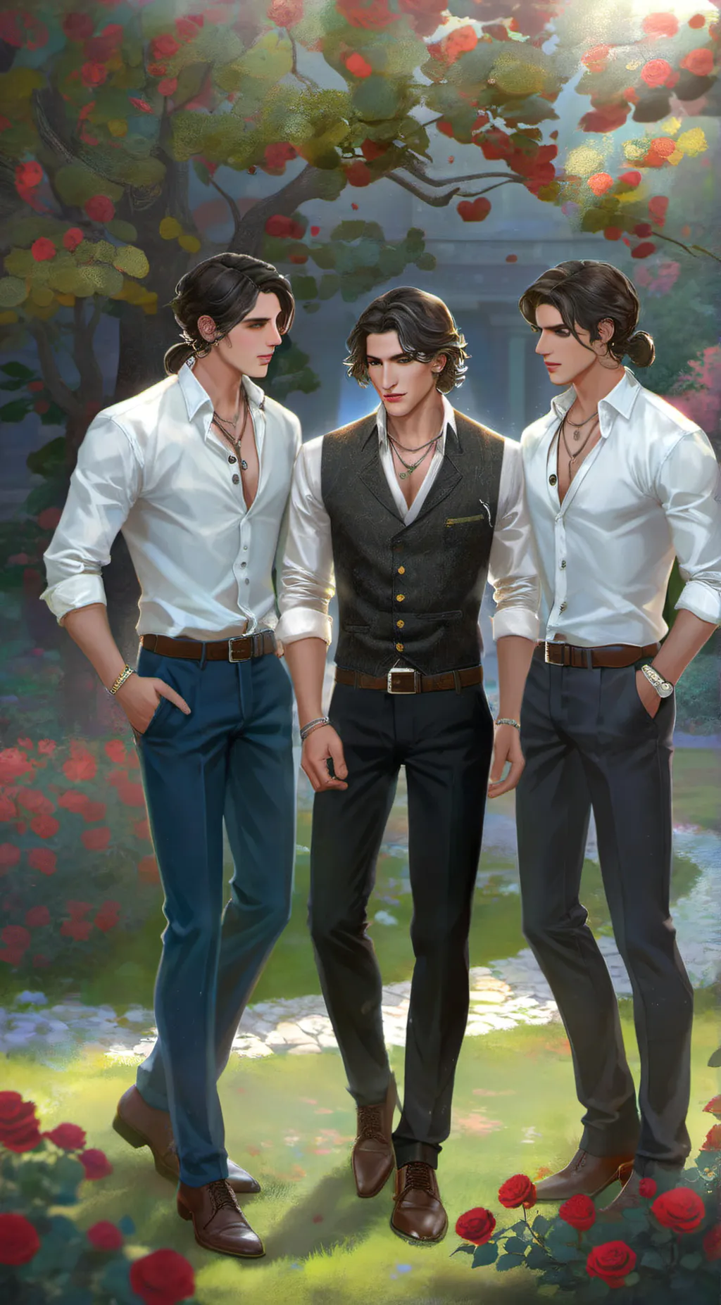 ai character: Papel background