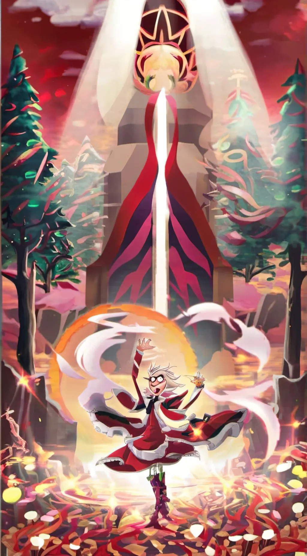 ai character: Hazbin hotel background