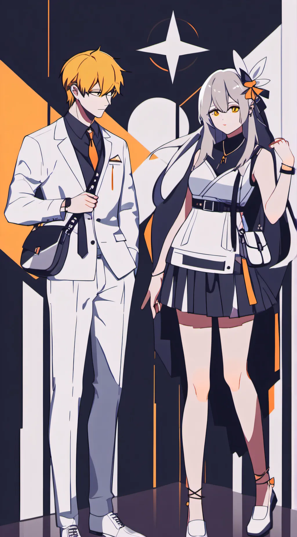 ai character: Konyo and Kshno background