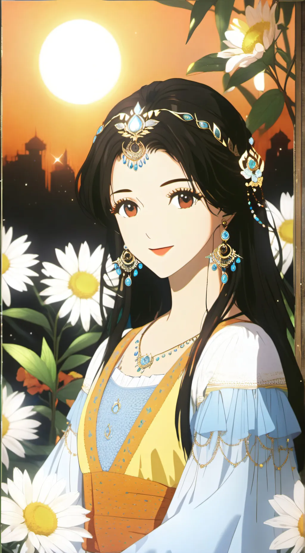 ai character: Miss Daylight background