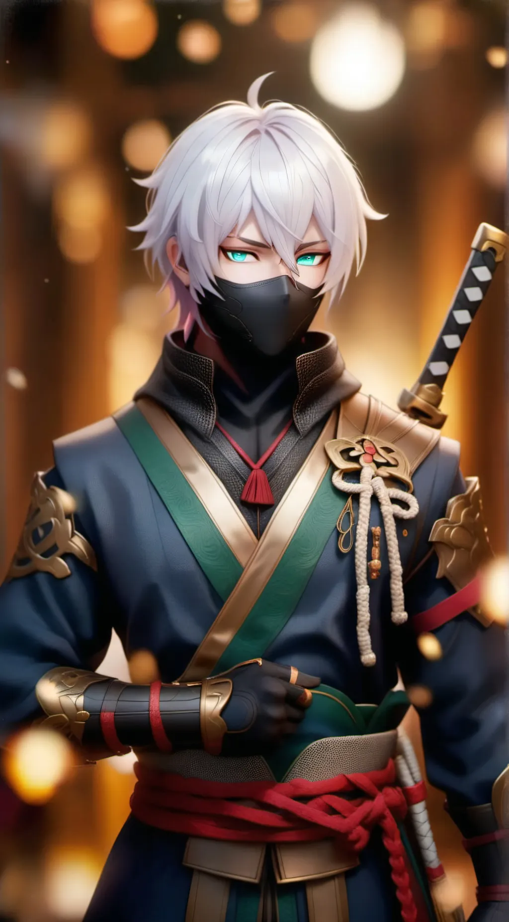 ai character: Demon slayer to background