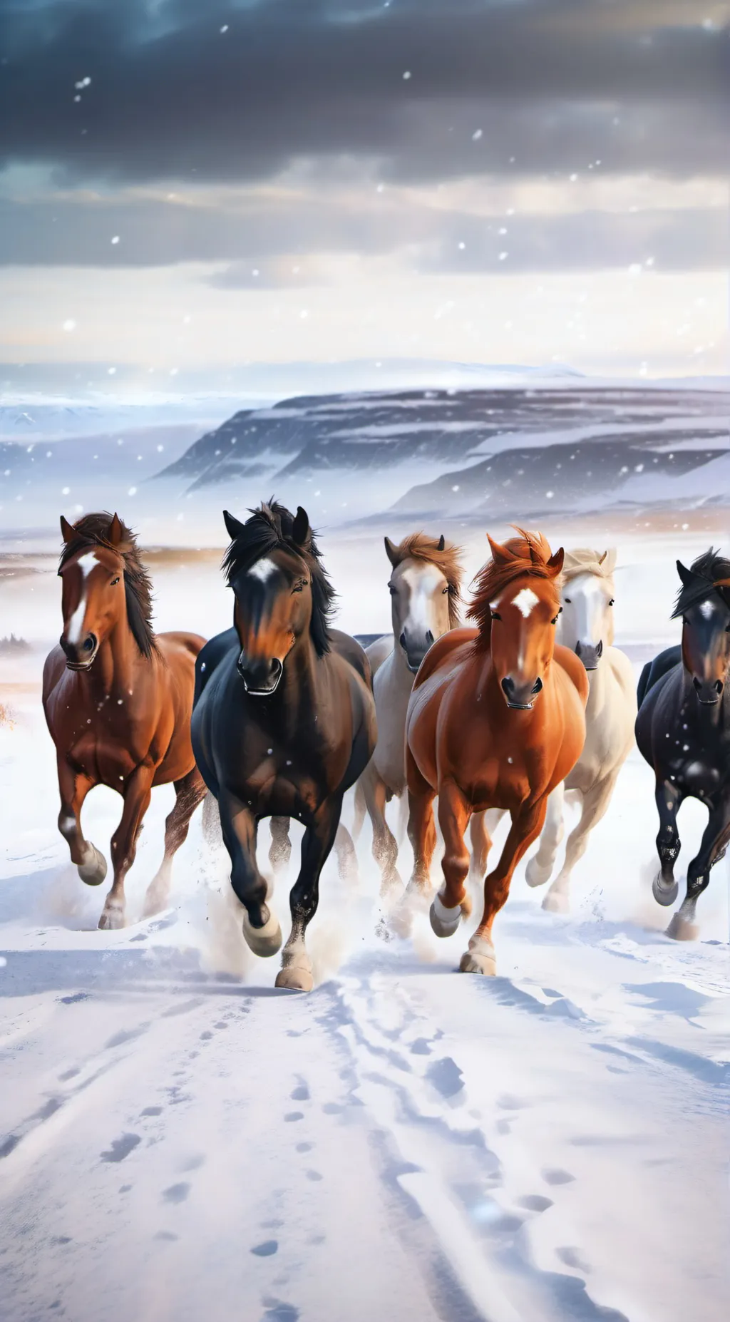 ai character: Horses background