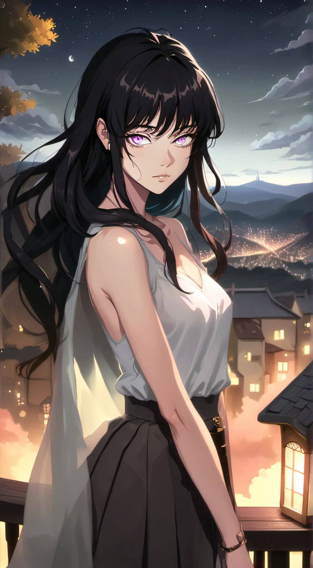 ai character: Elaheh background