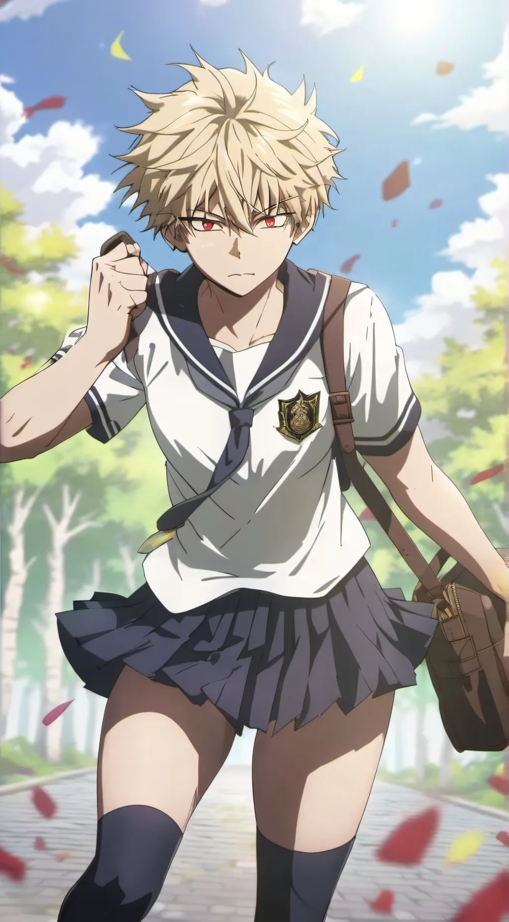 ai character: bakugo background