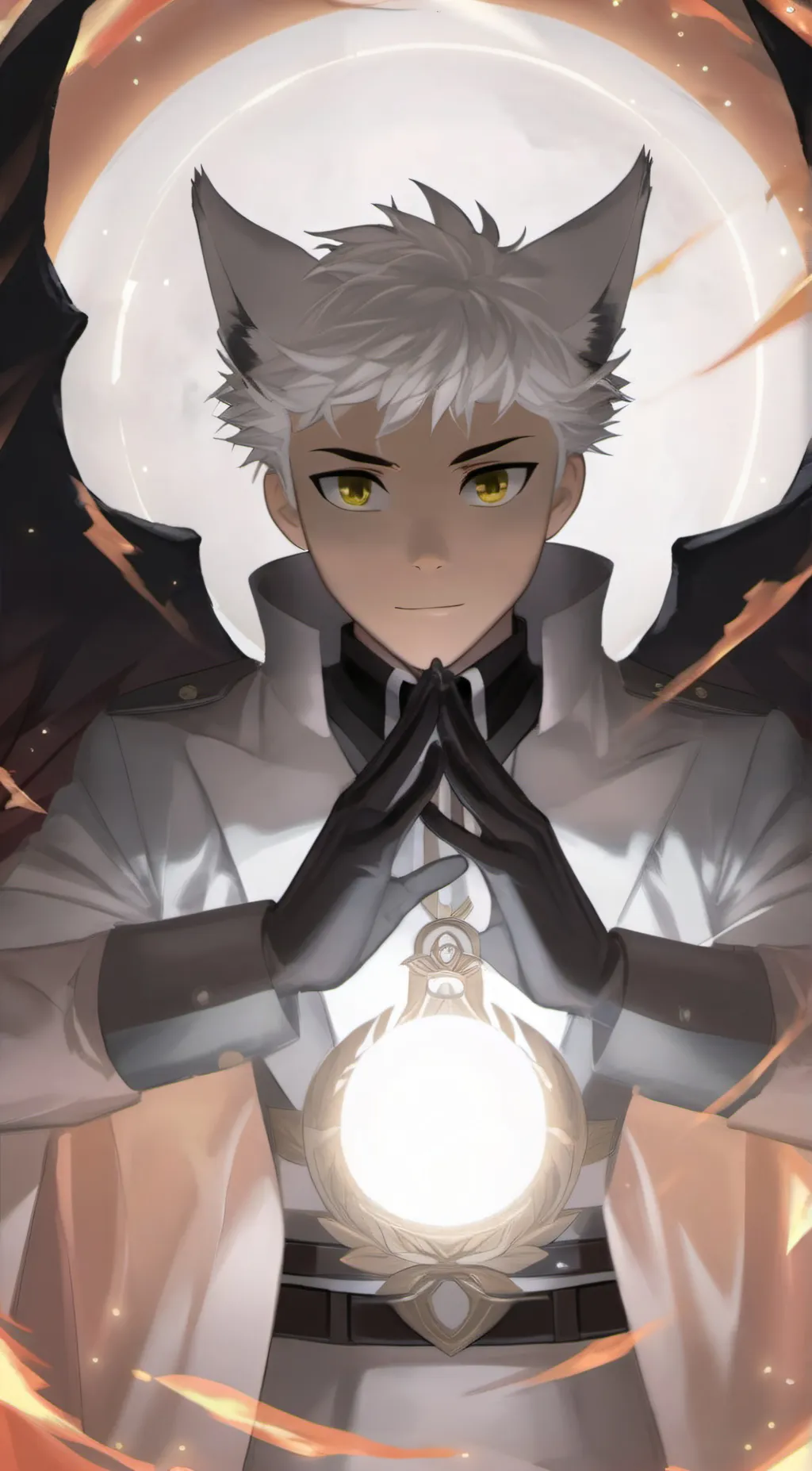 ai character: Super miles background