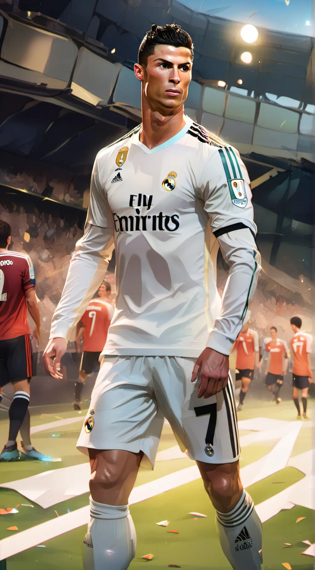 ai character: ronaldo background