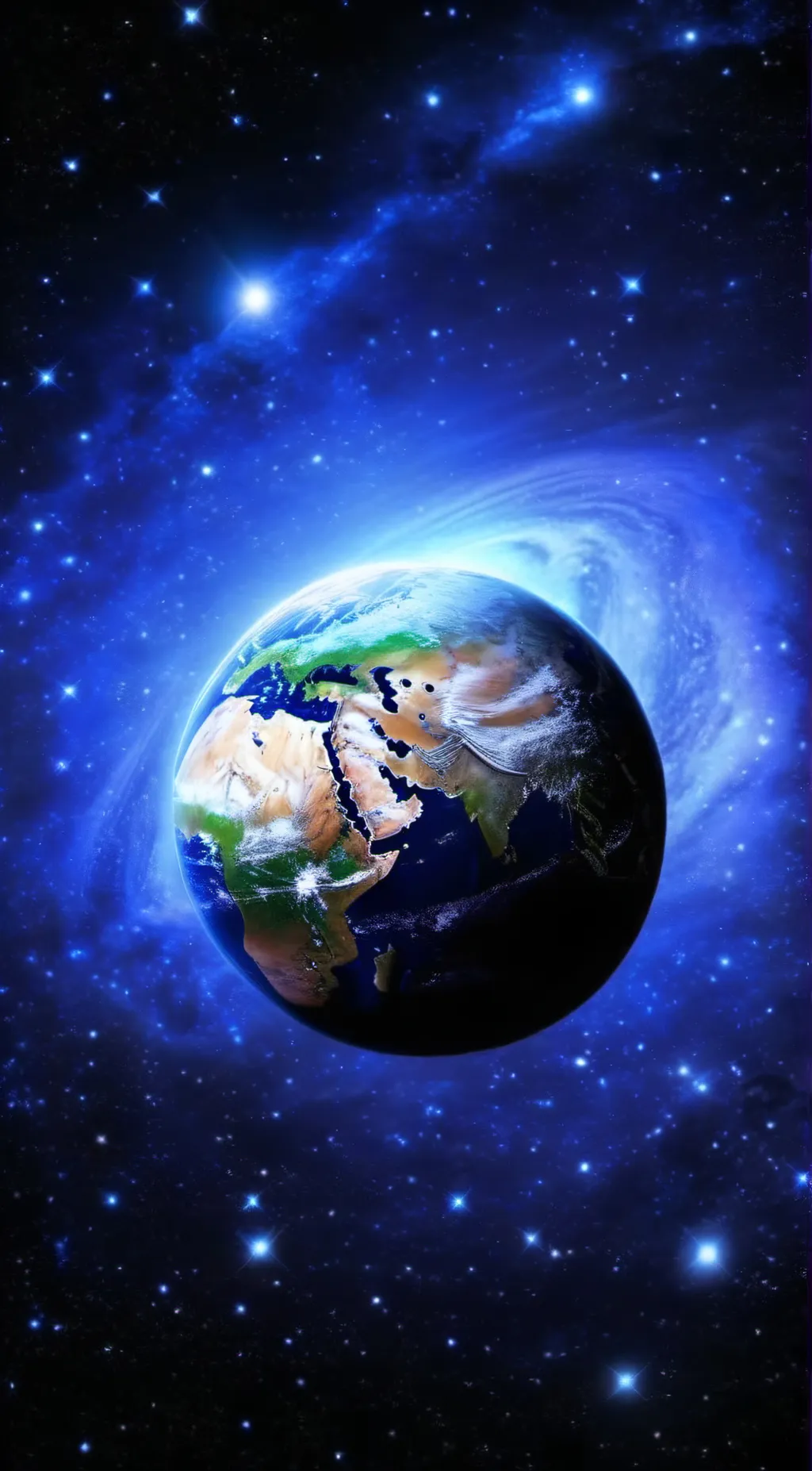 ai character: earth background