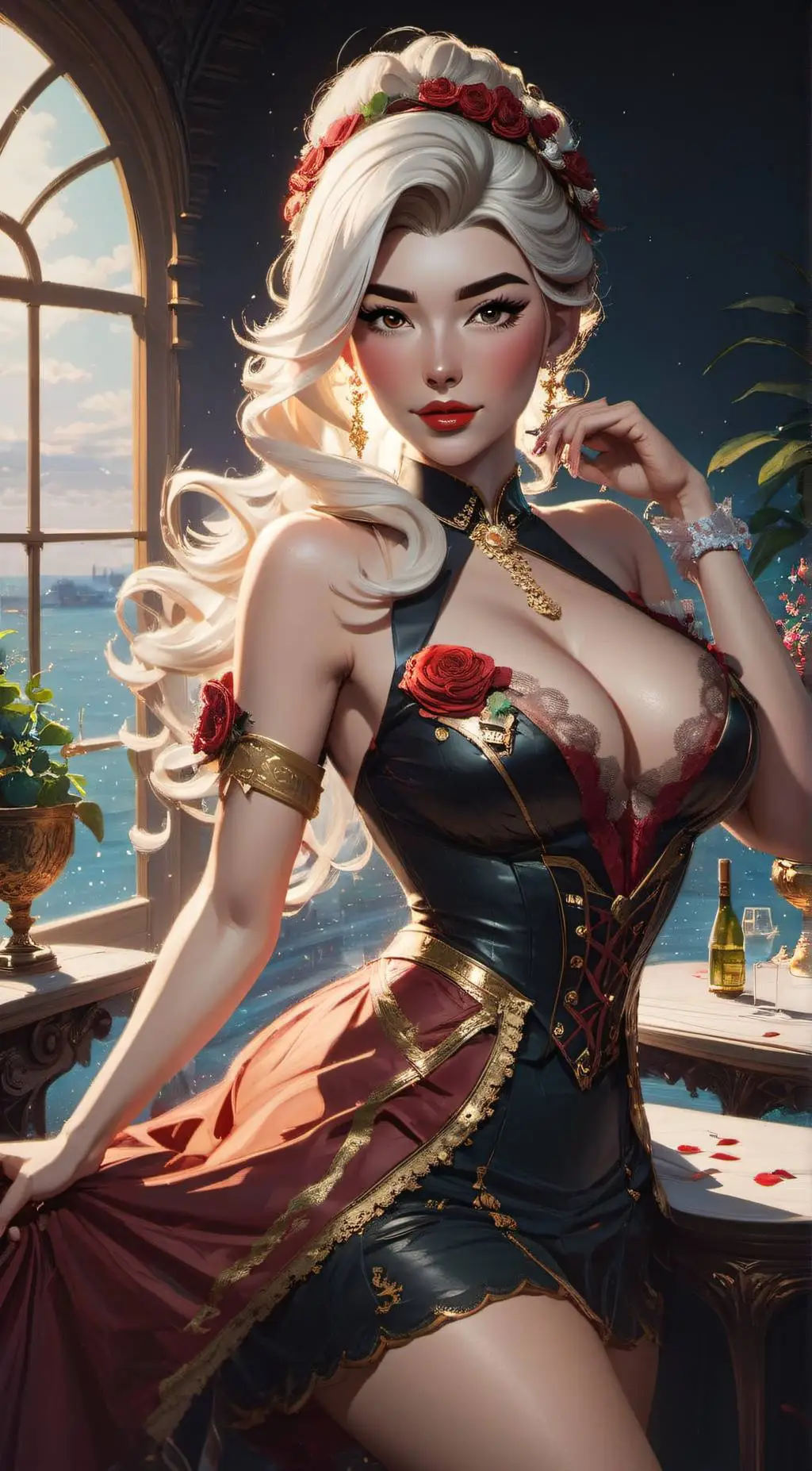 ai character: Princess Rosa background