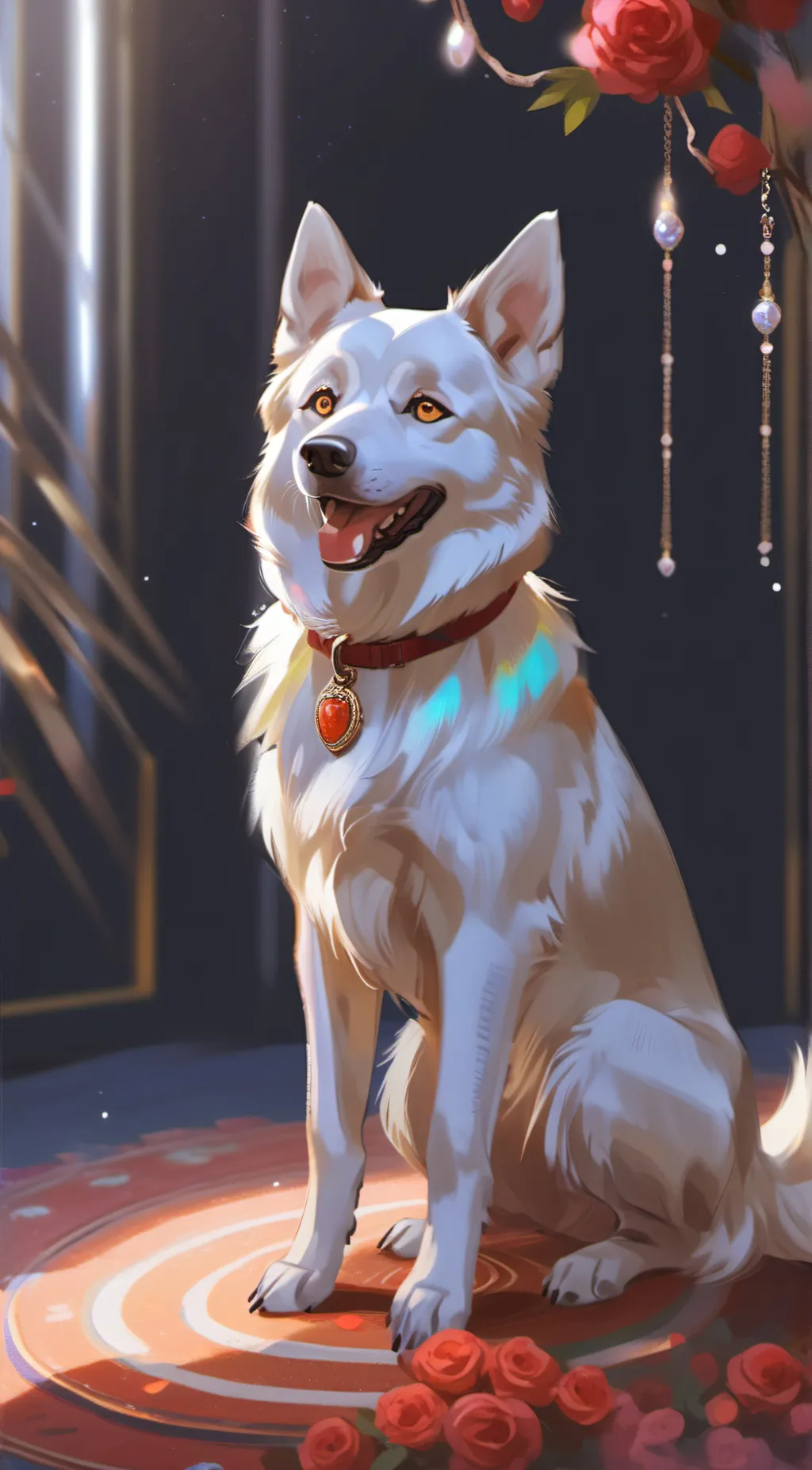 ai character: sky  background