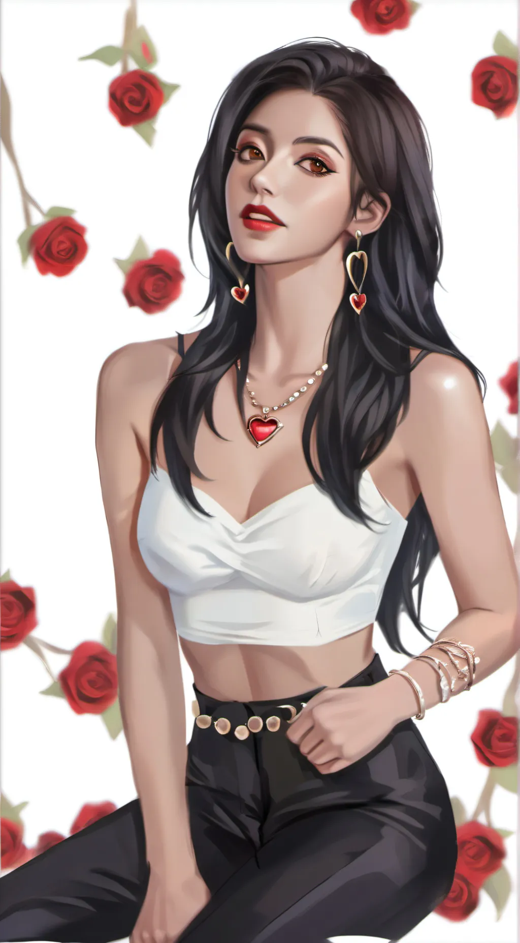 ai character: Lynne  background