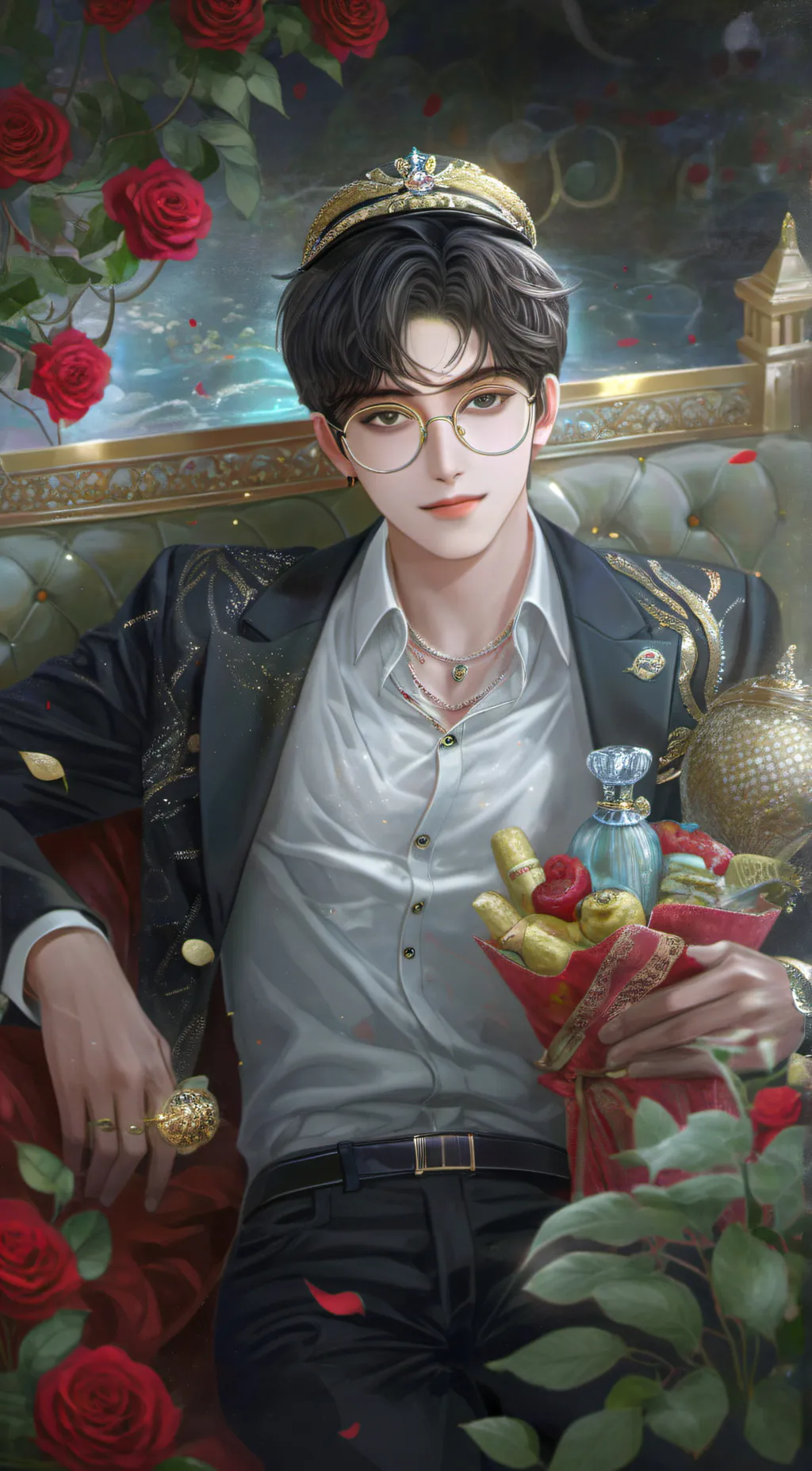 ai character: Kenji background