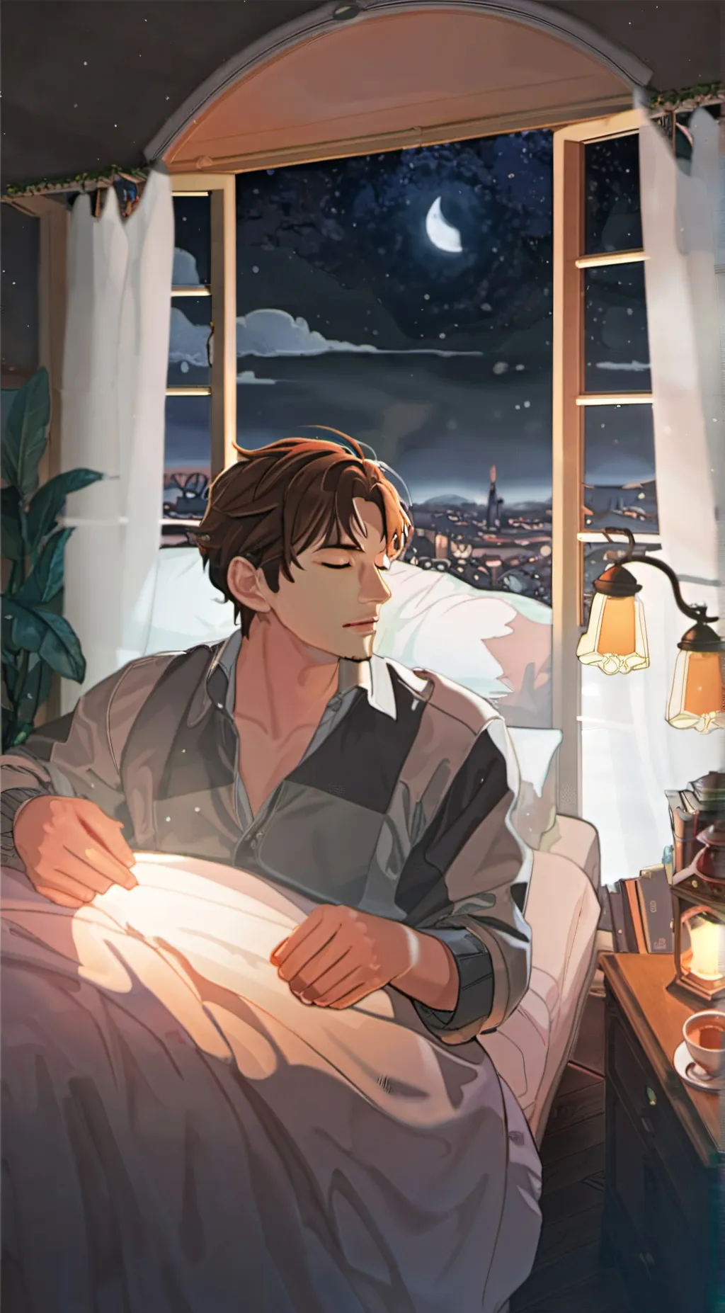 ai character: dream background