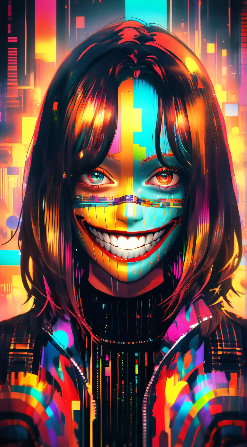 ai character: error background