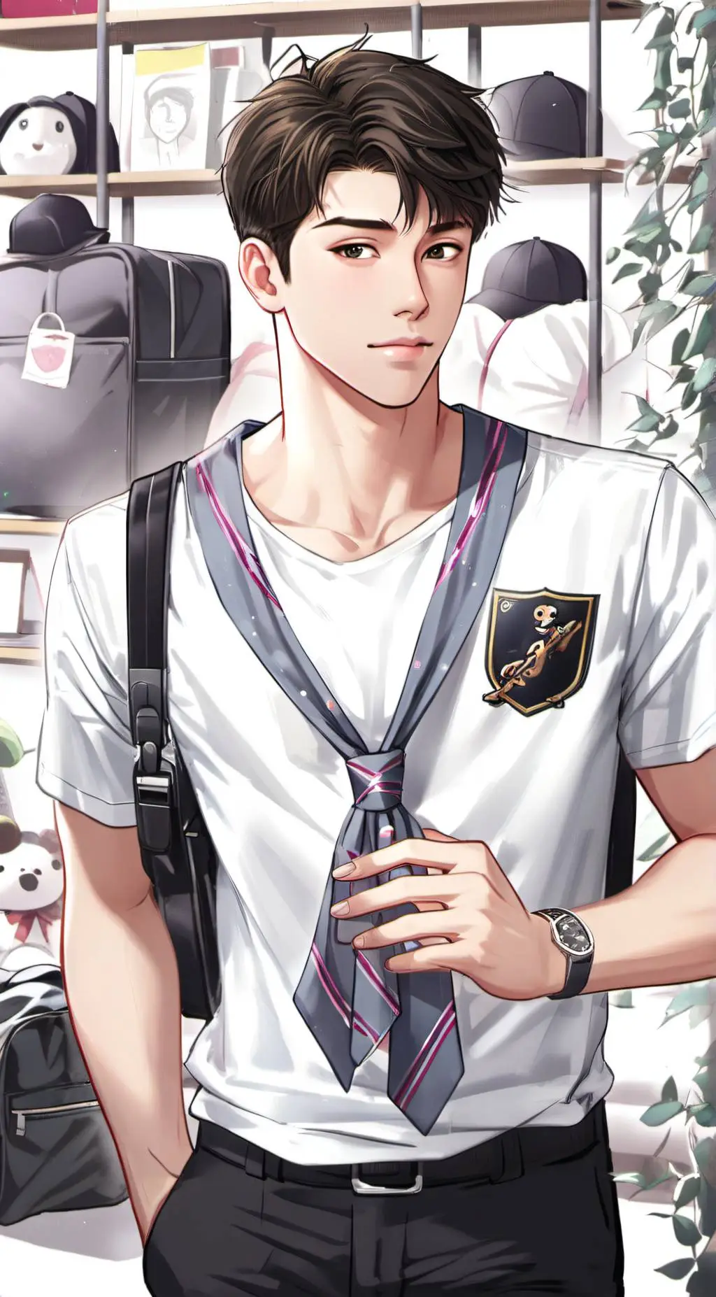 ai character: [Content deleted] background