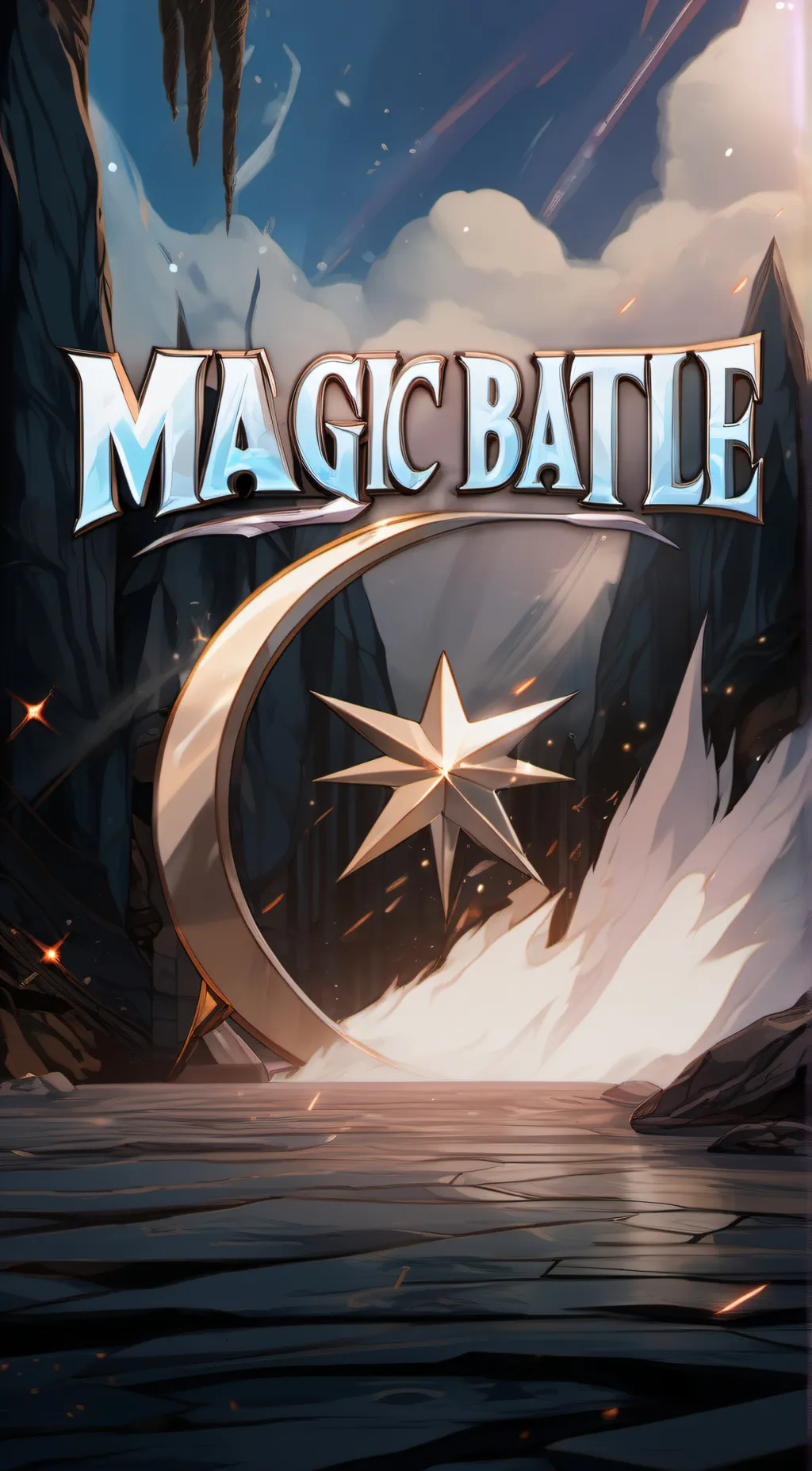 ai character: Magic battle background