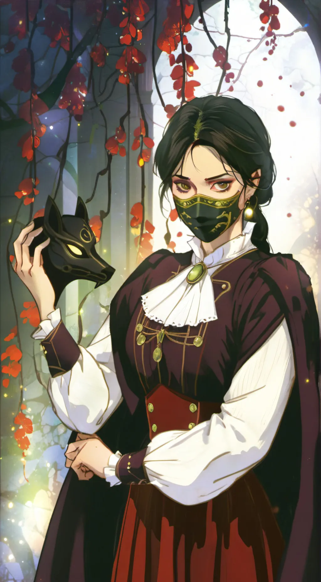 ai character: 🖤🩶yuki🩶🖤 background