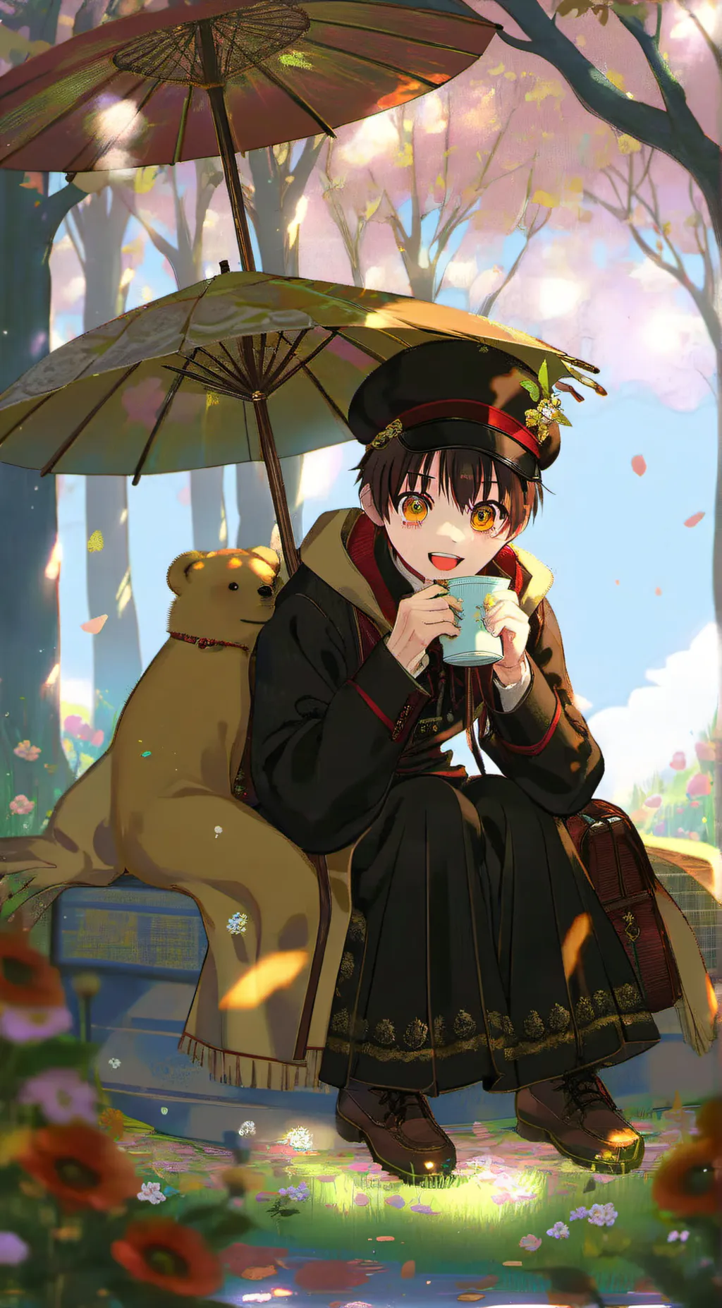 ai character: Hanako background