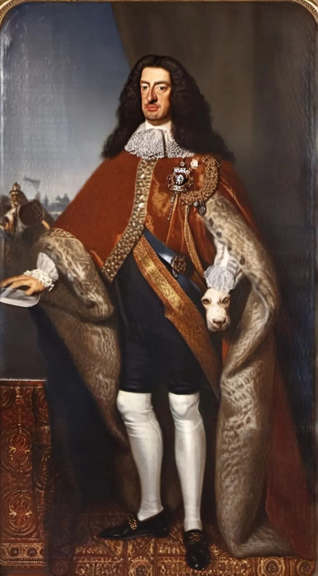 ai character: king Charles ii  background