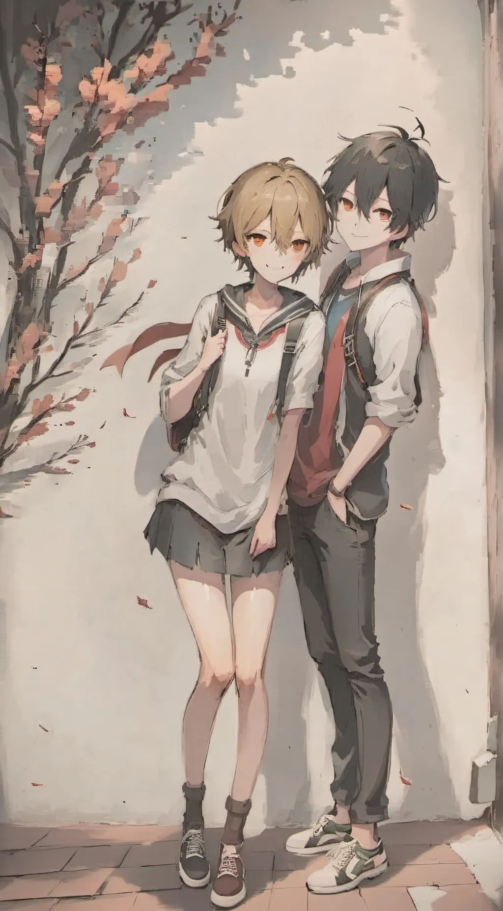 ai character: Liam and Kyle background