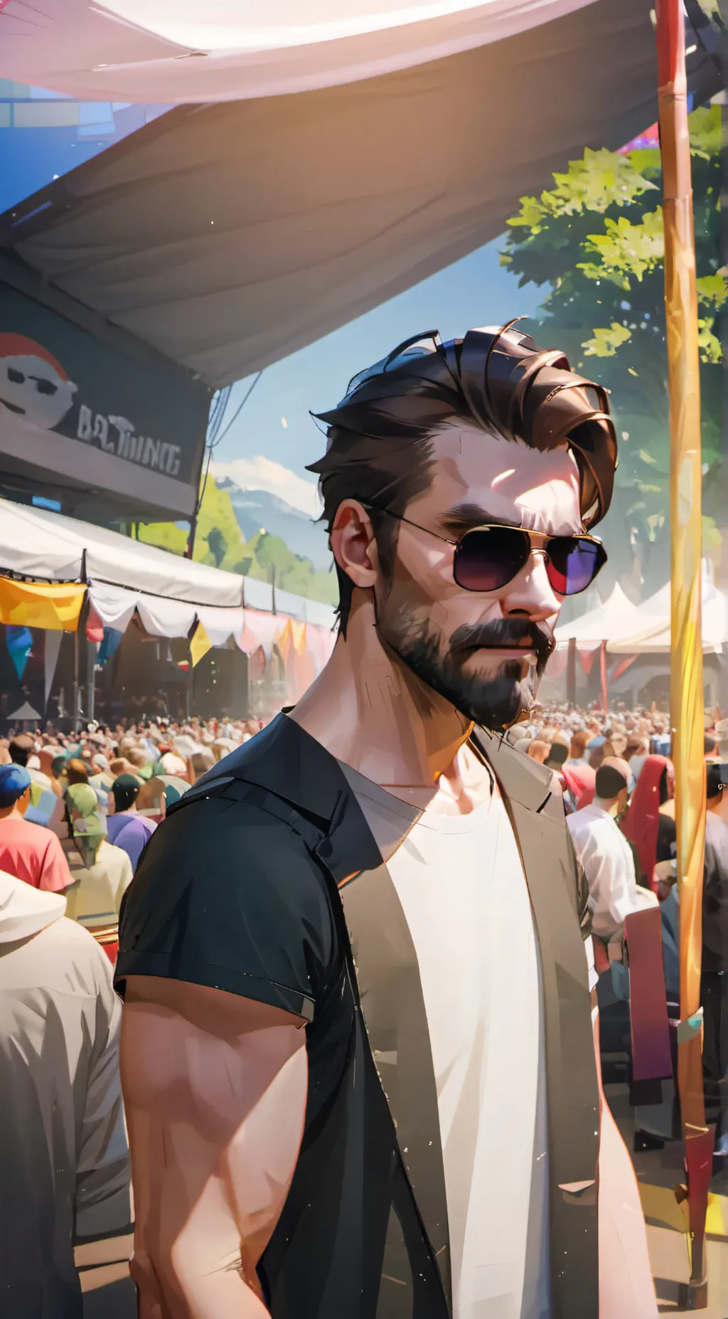 ai character: Keith background