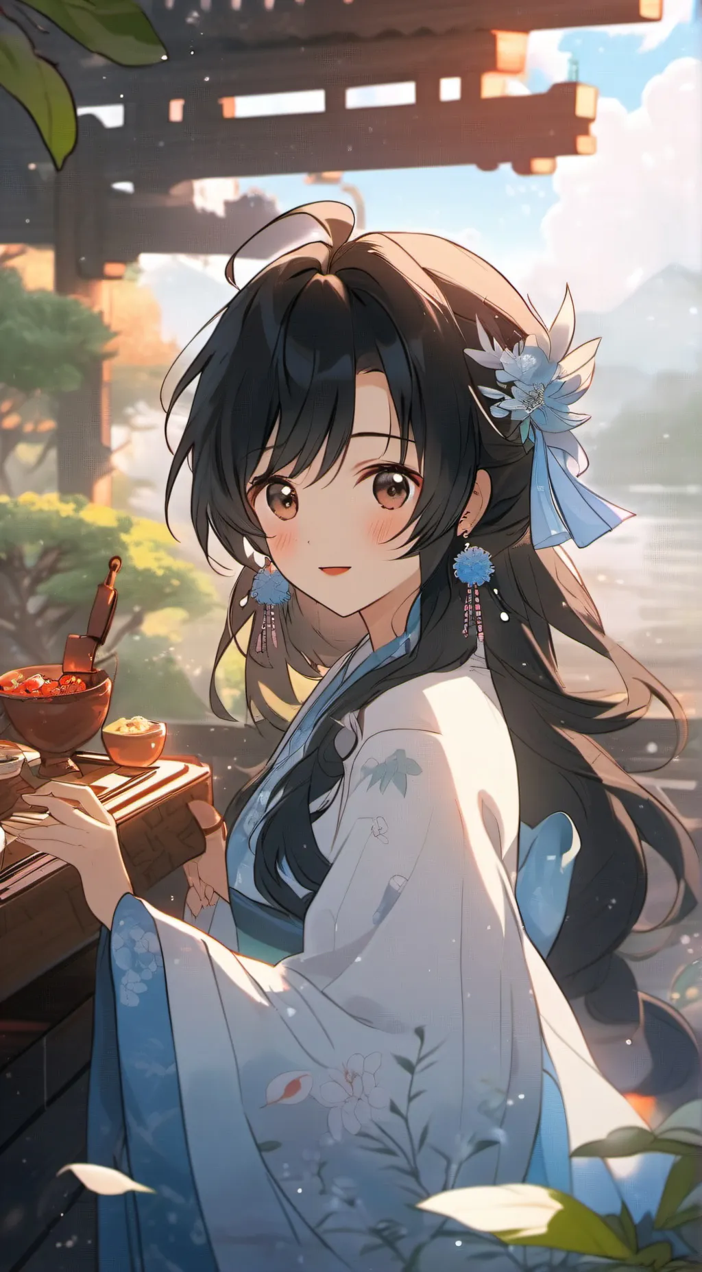 ai character: 妈妈 background