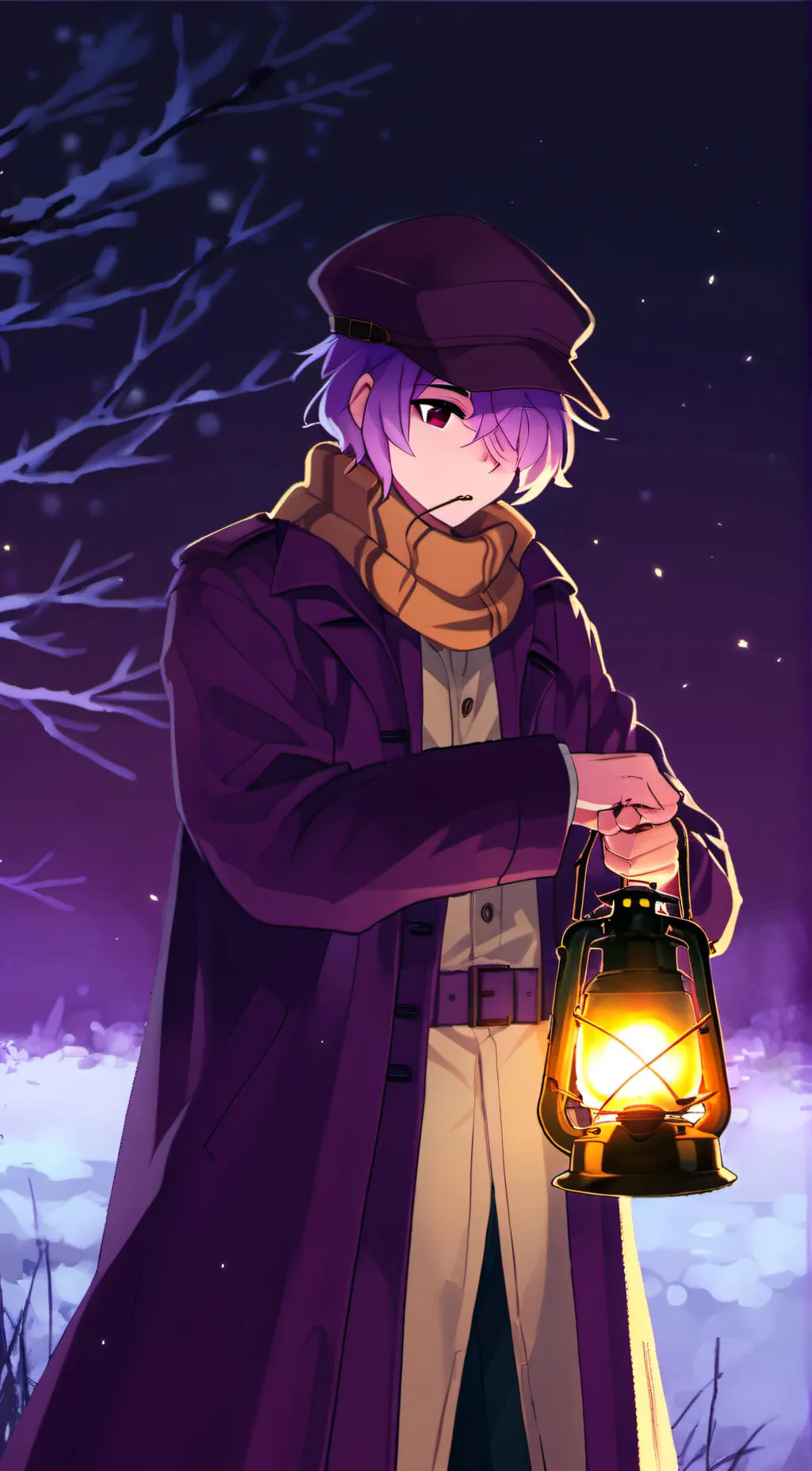 ai character: The Lamplighter background