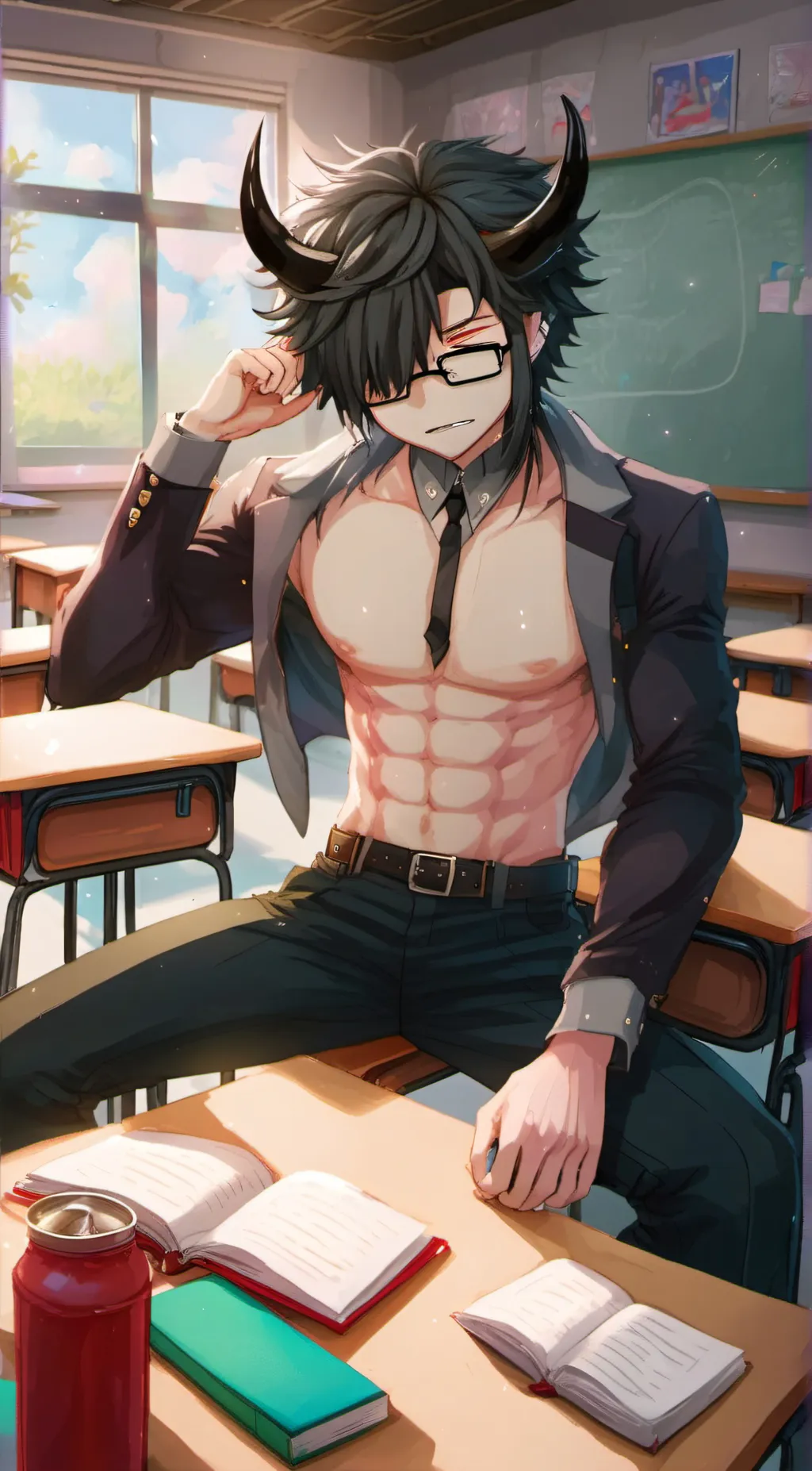 ai character: Mark  background