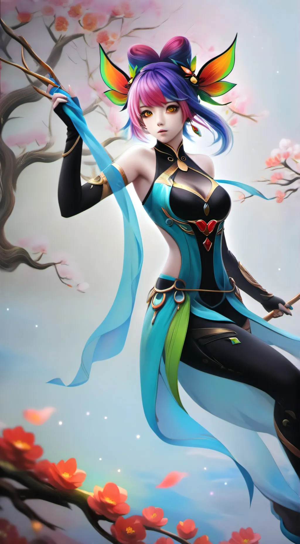 ai character: Demon slayer RP background