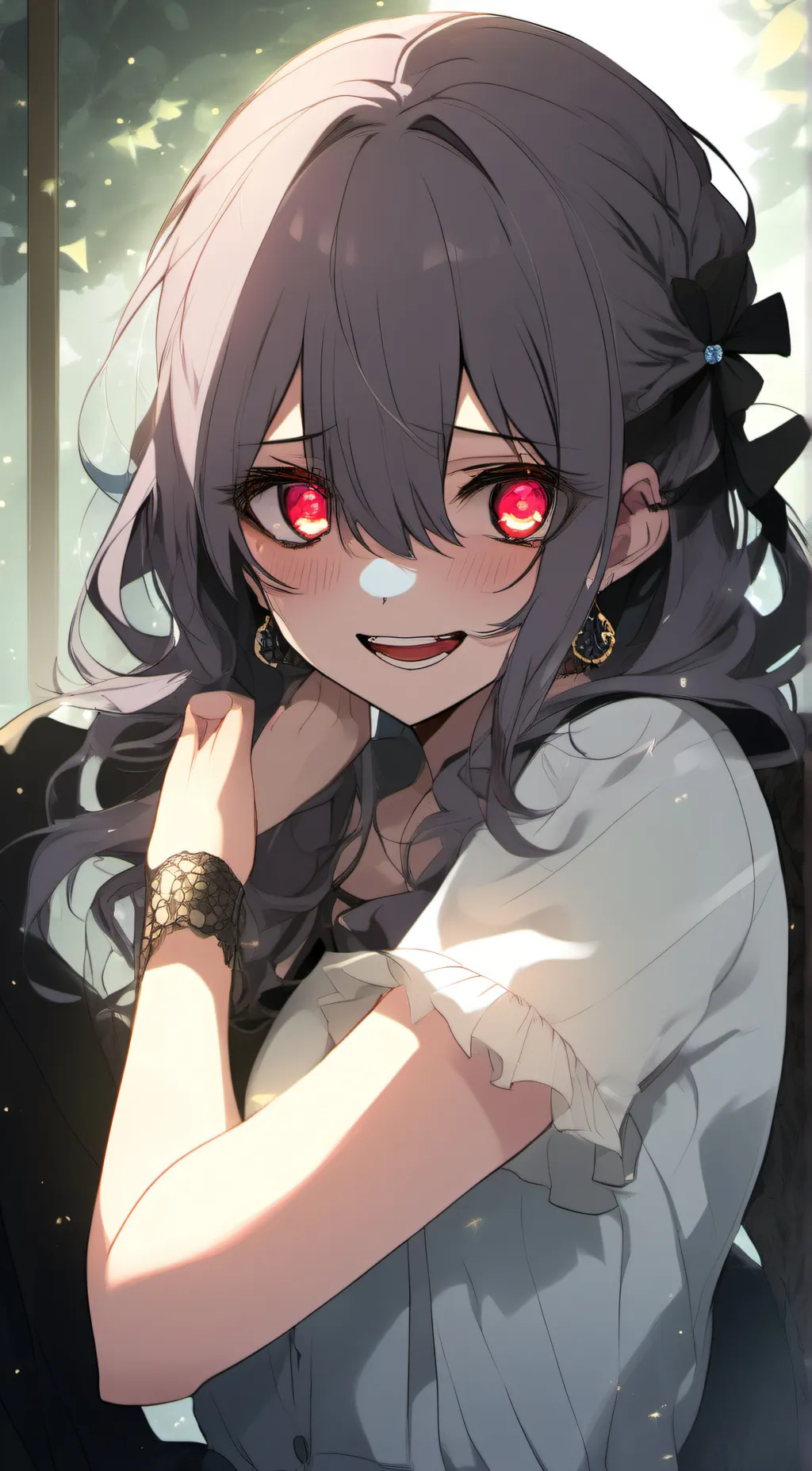 ai character: Melanie Fall  background