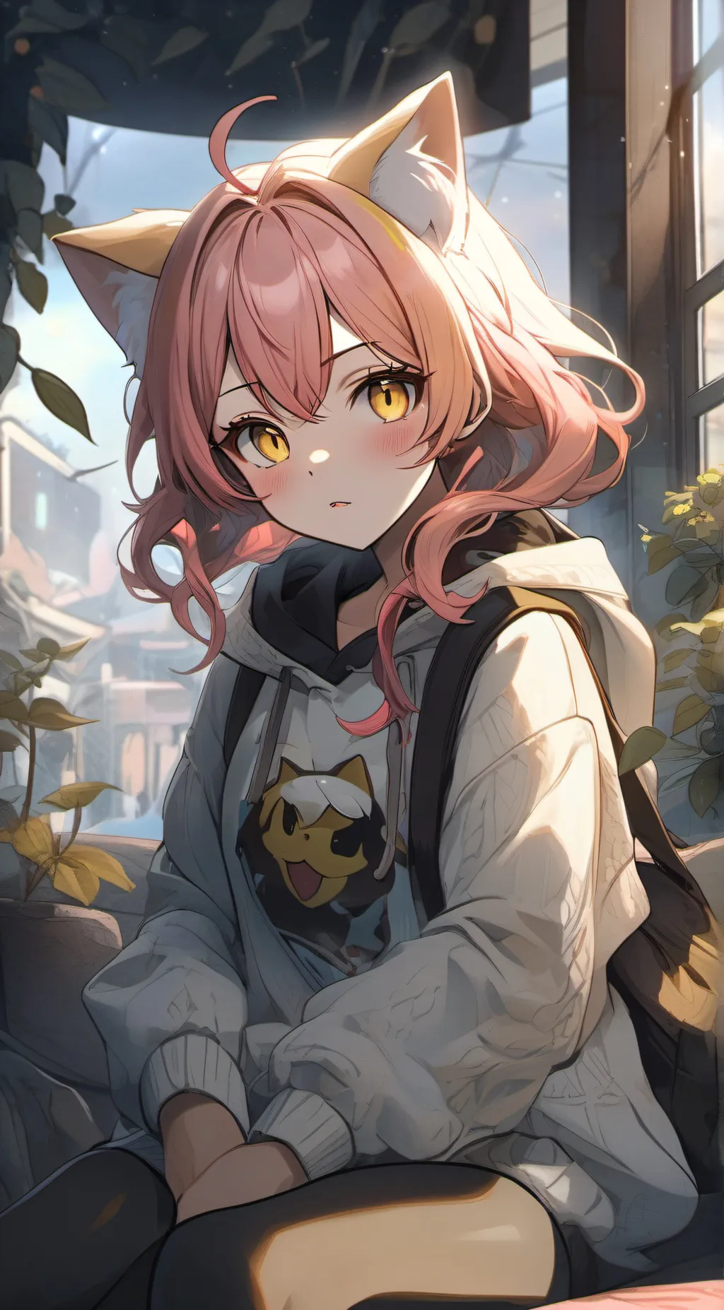 ai character: quin  background