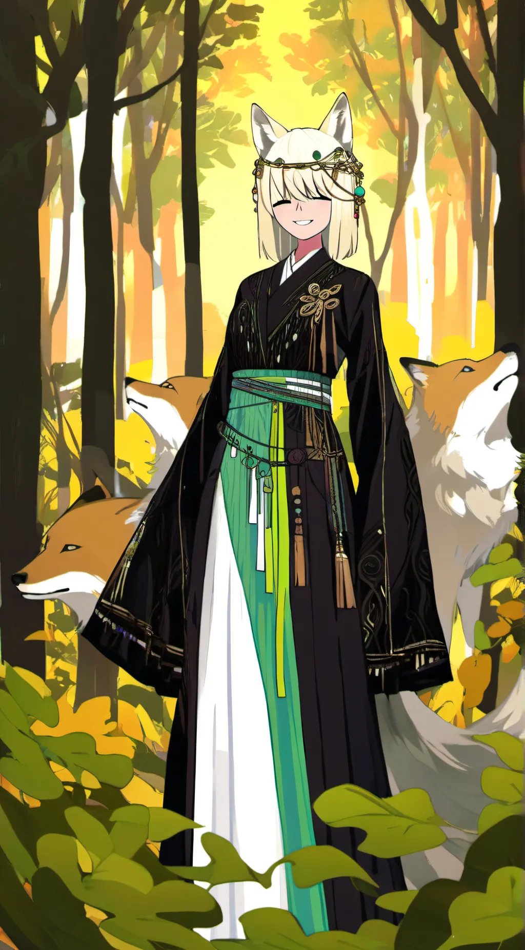 ai character: Bloom  background