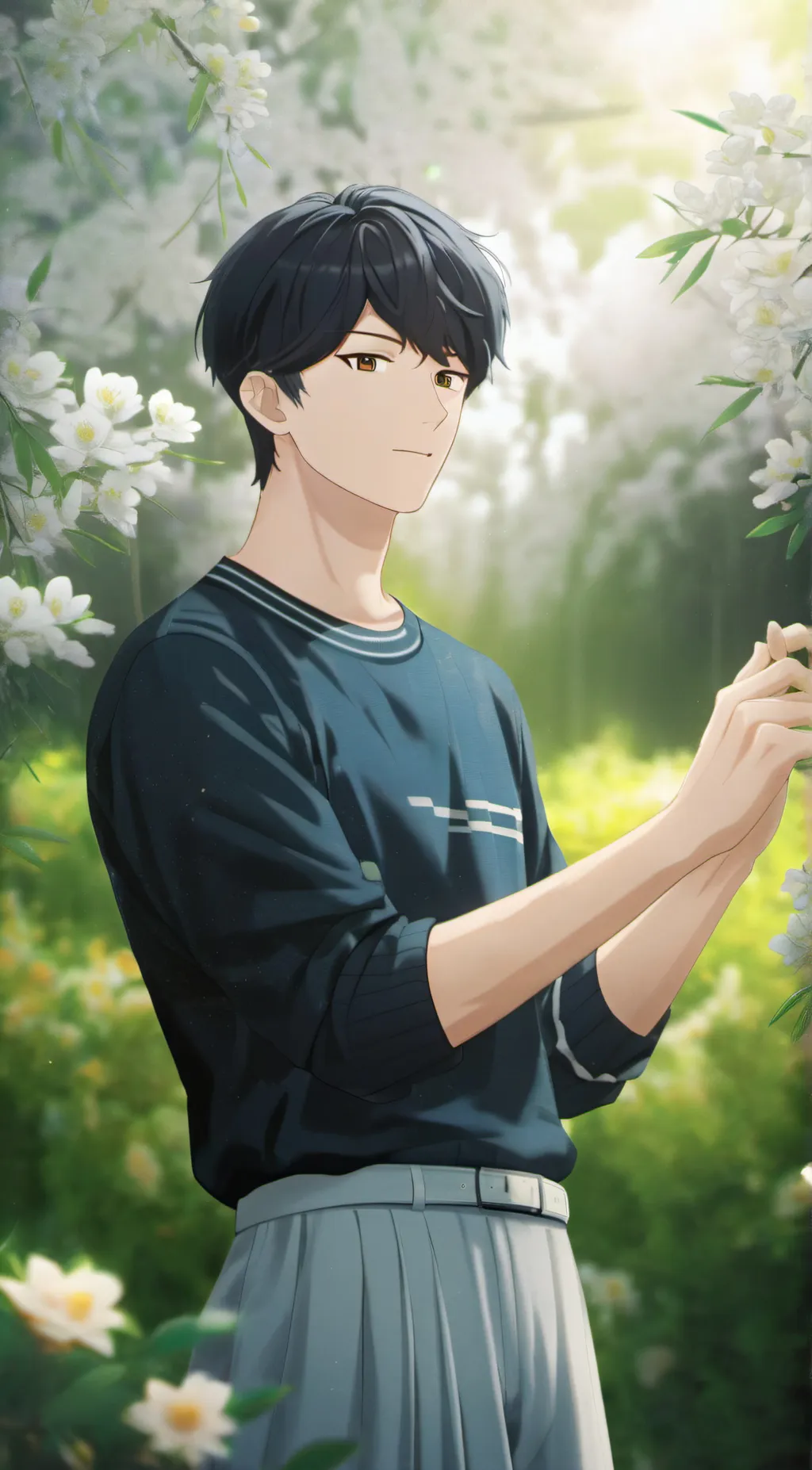 ai character: hubiki background