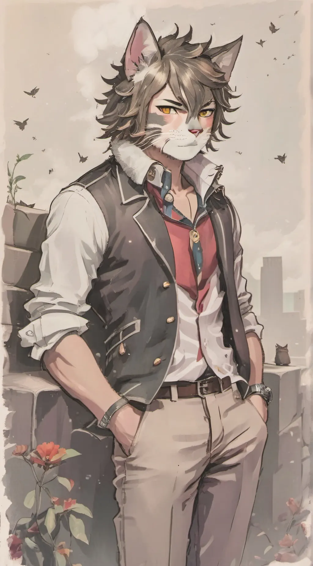 ai character: Raji background