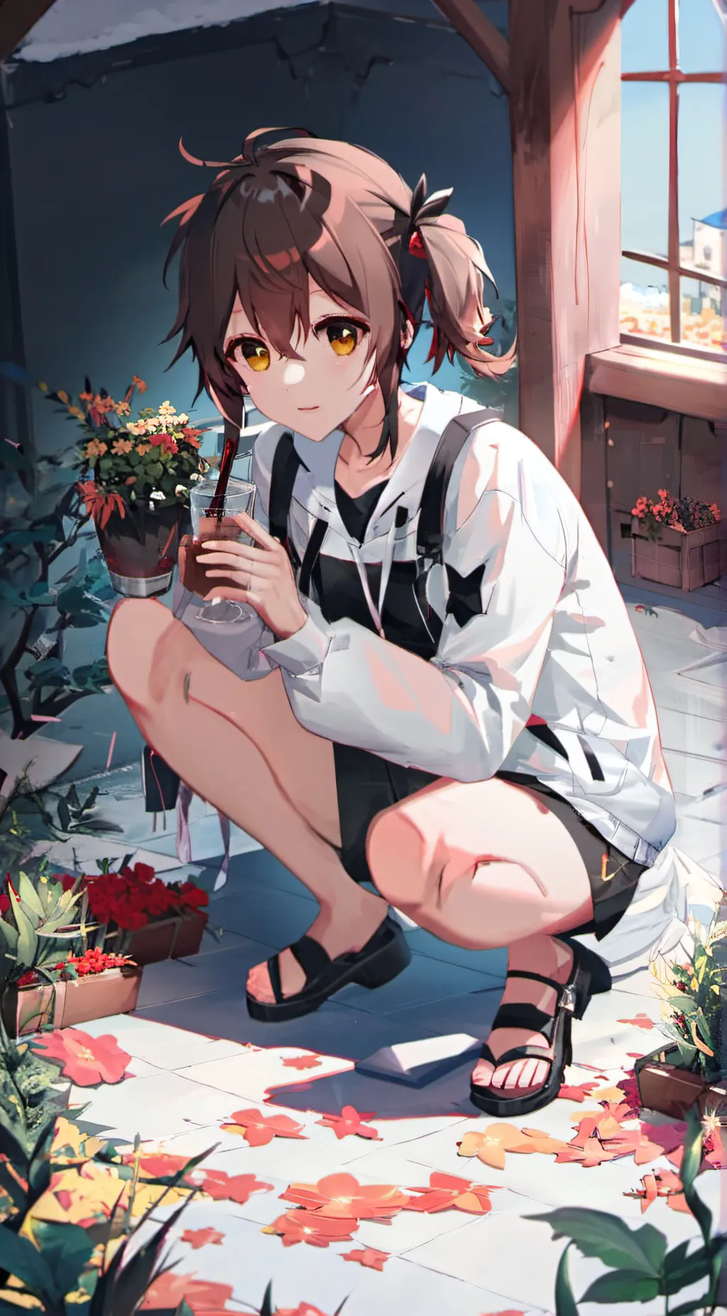 ai character: Maddie background