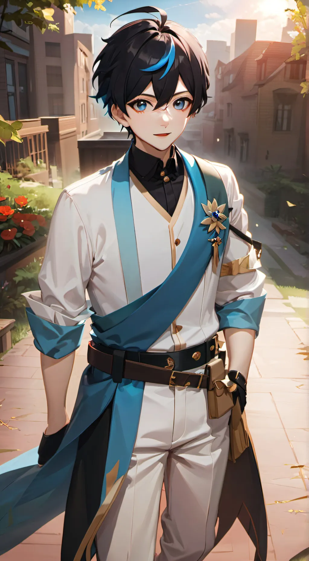 ai character: Ein background