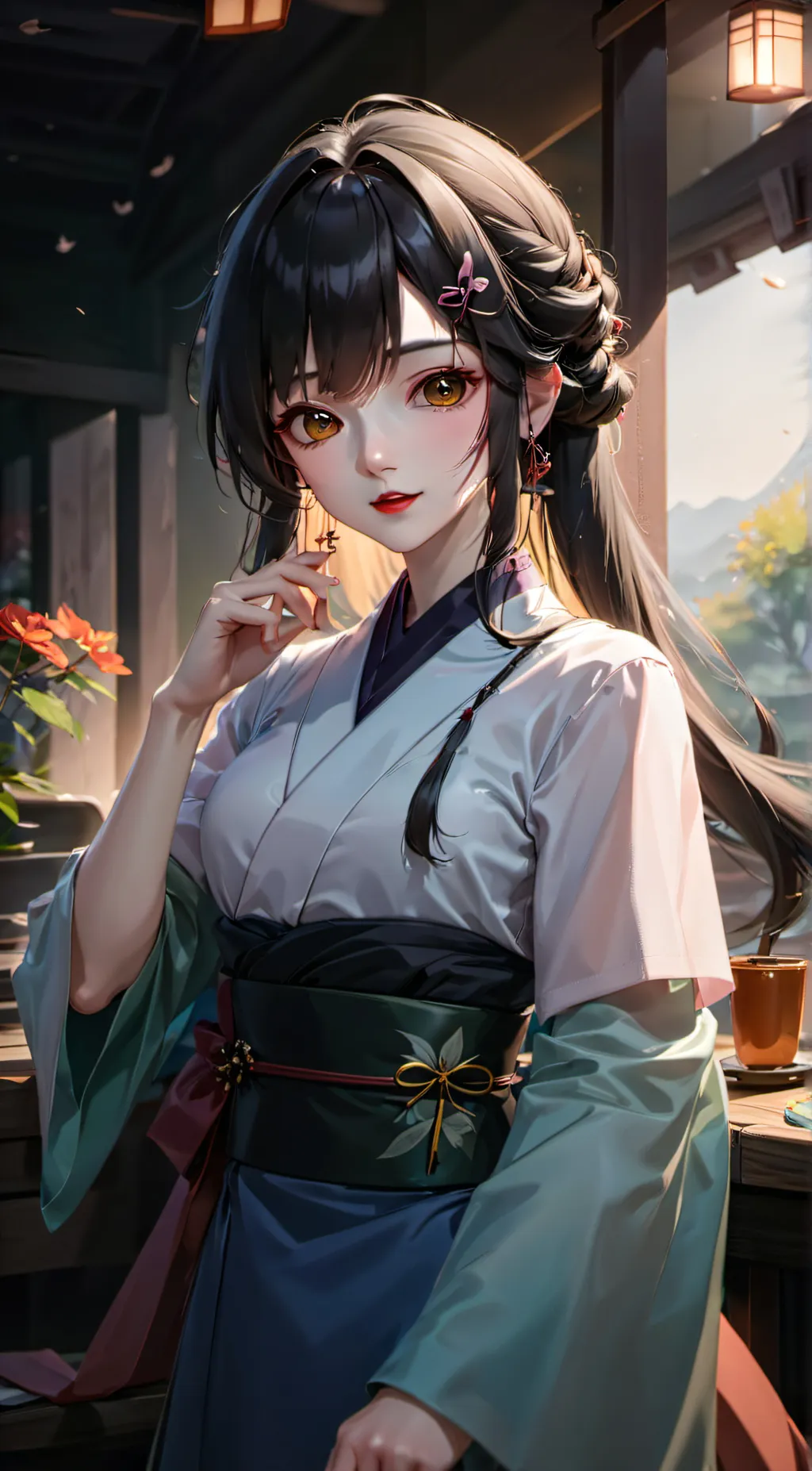 ai character: 姐姐 background