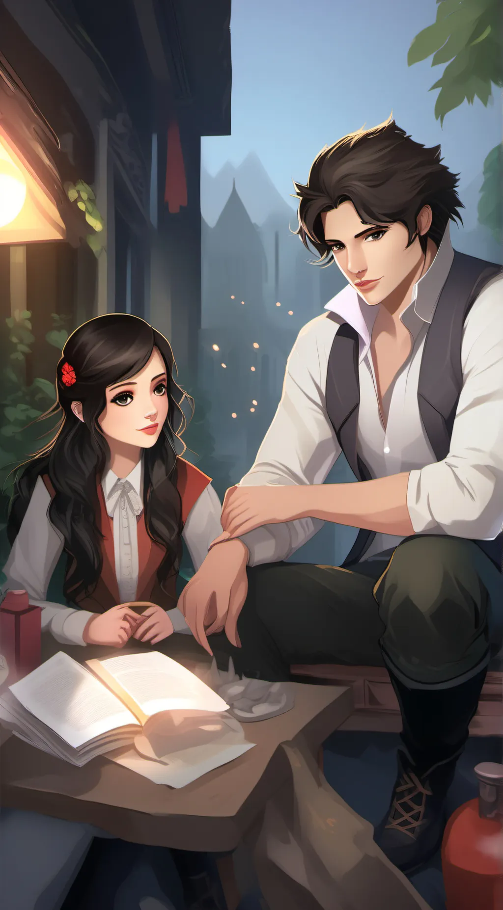 ai character: Tina background