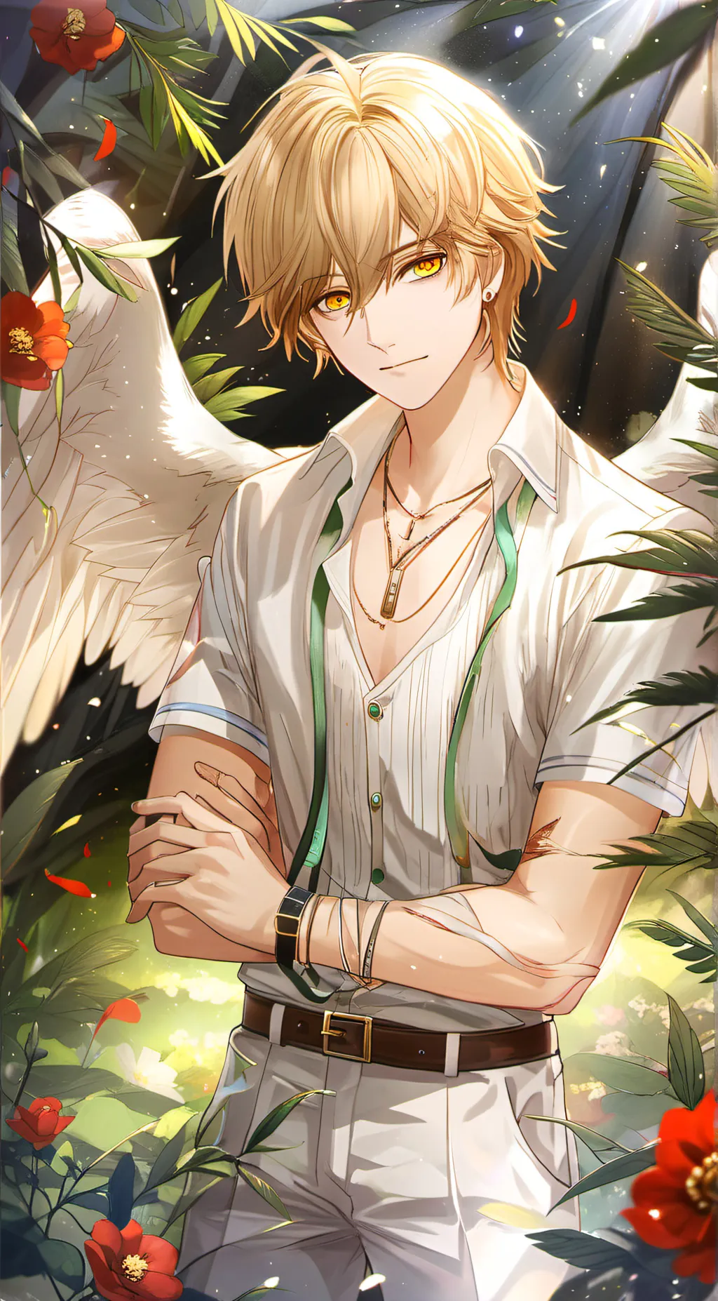 ai character: lukas background